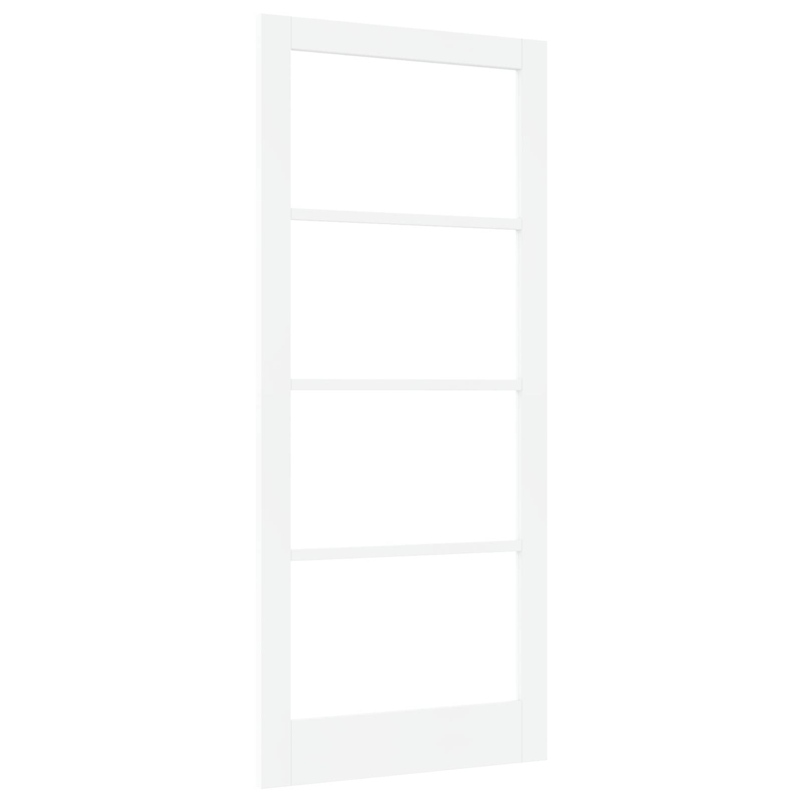 vidaXL Innentür mit Glas "ORKDAL" Weiß 93x211x4 cm