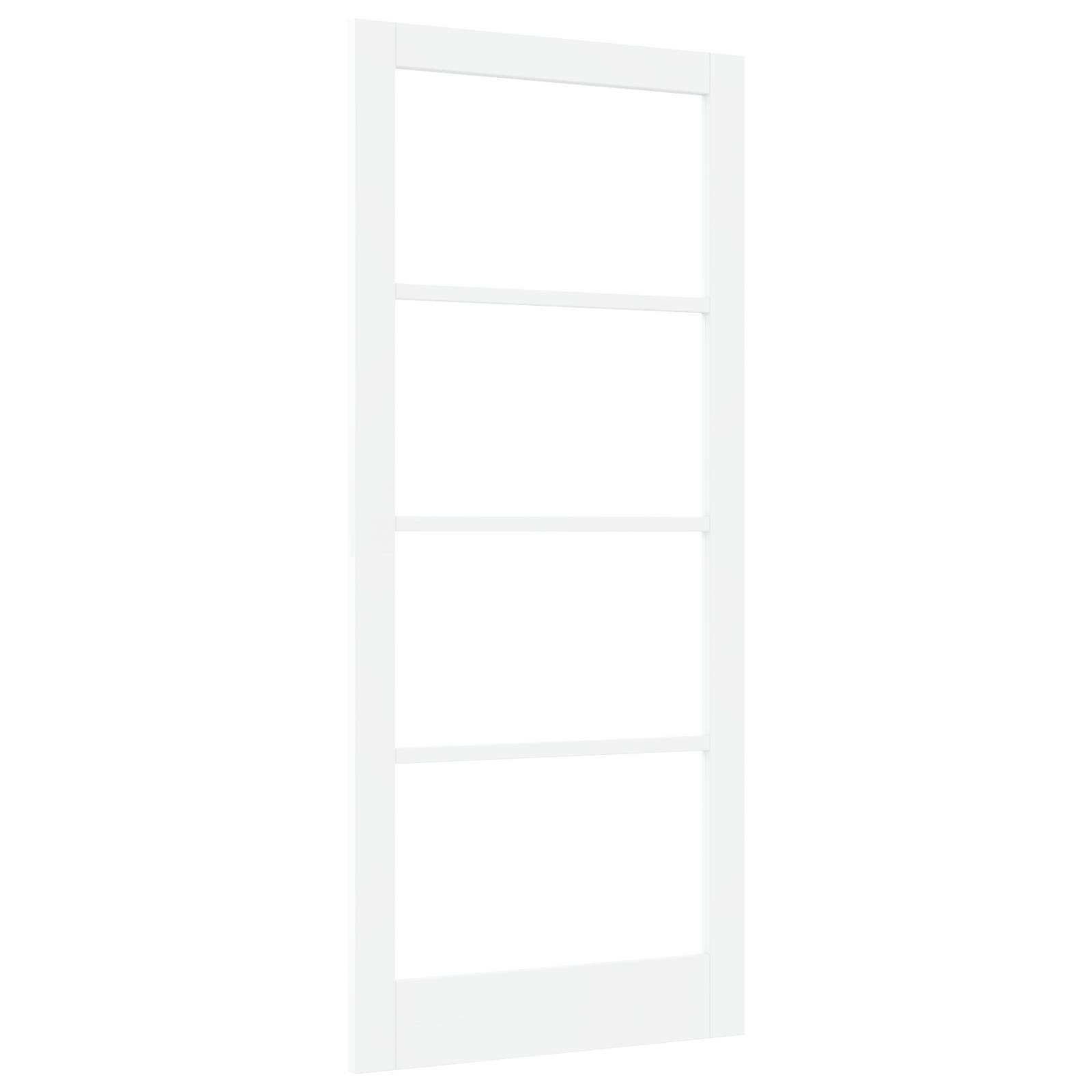 vidaXL Innentür mit Glas "ORKDAL" Weiß 93x211x4 cm