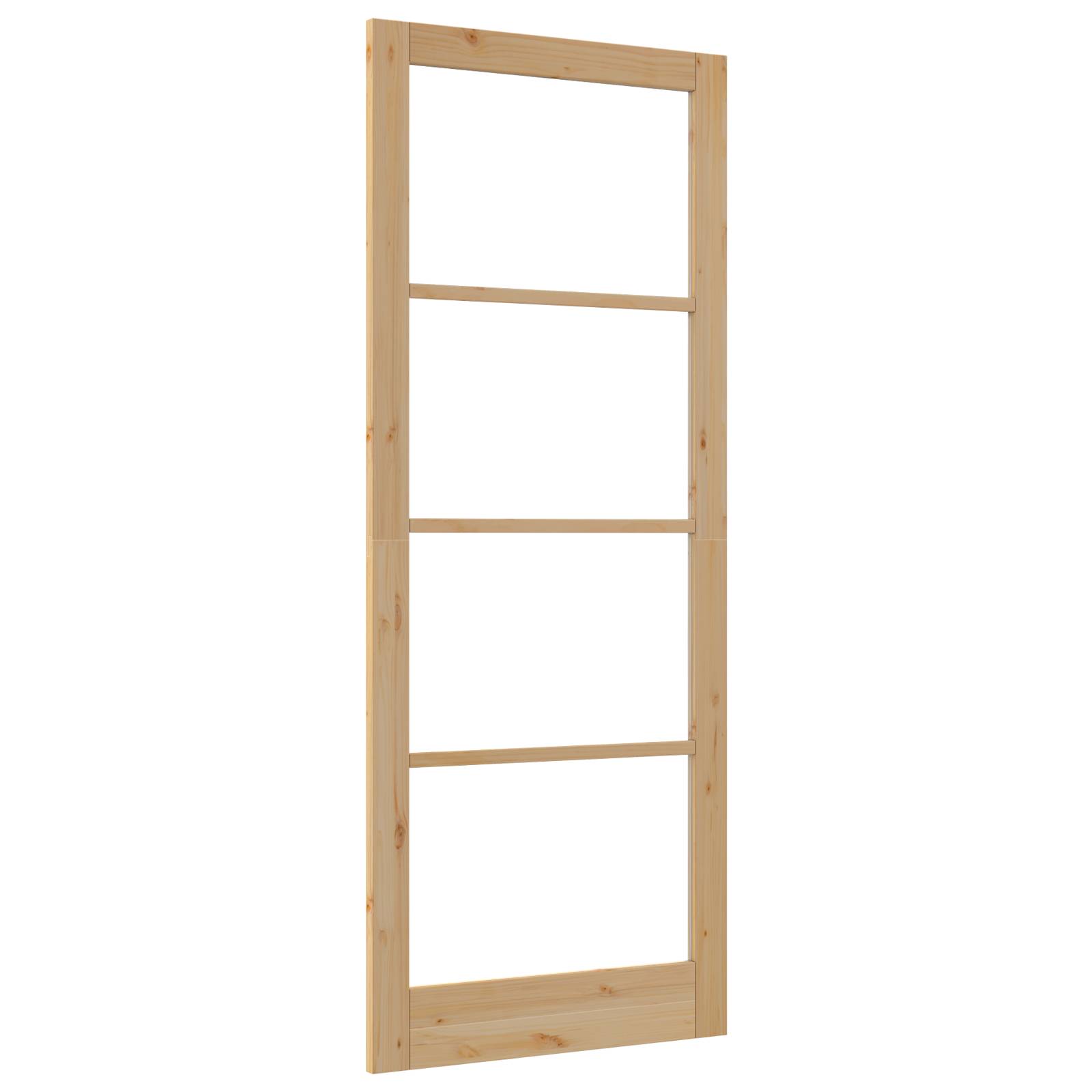 vidaXL Innentür mit Glas "ORKDAL" 93x232x4 cm Massivholz Kiefer
