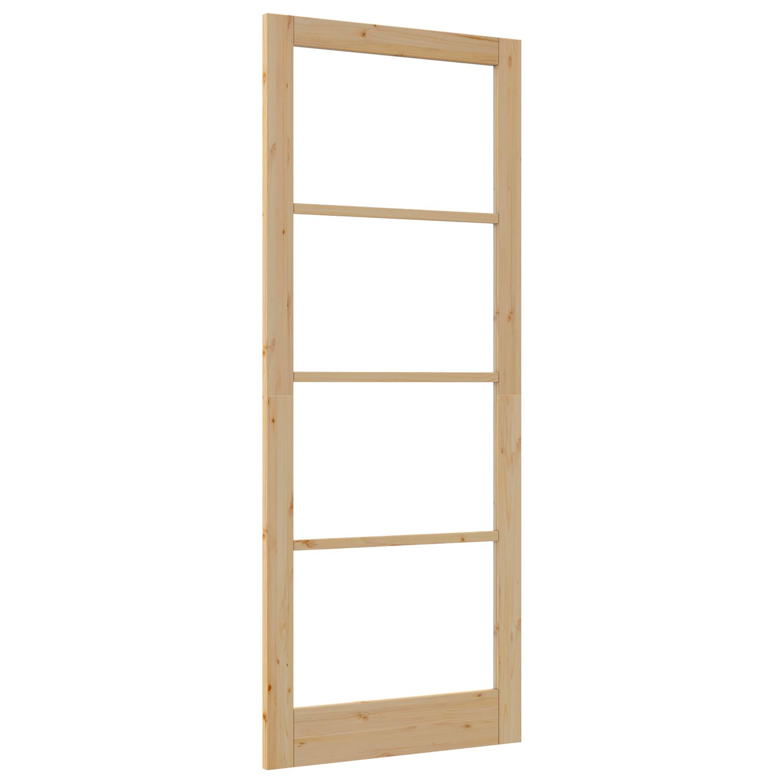 vidaXL Innentür mit Glas "ORKDAL" 93x232x4 cm Massivholz Kiefer