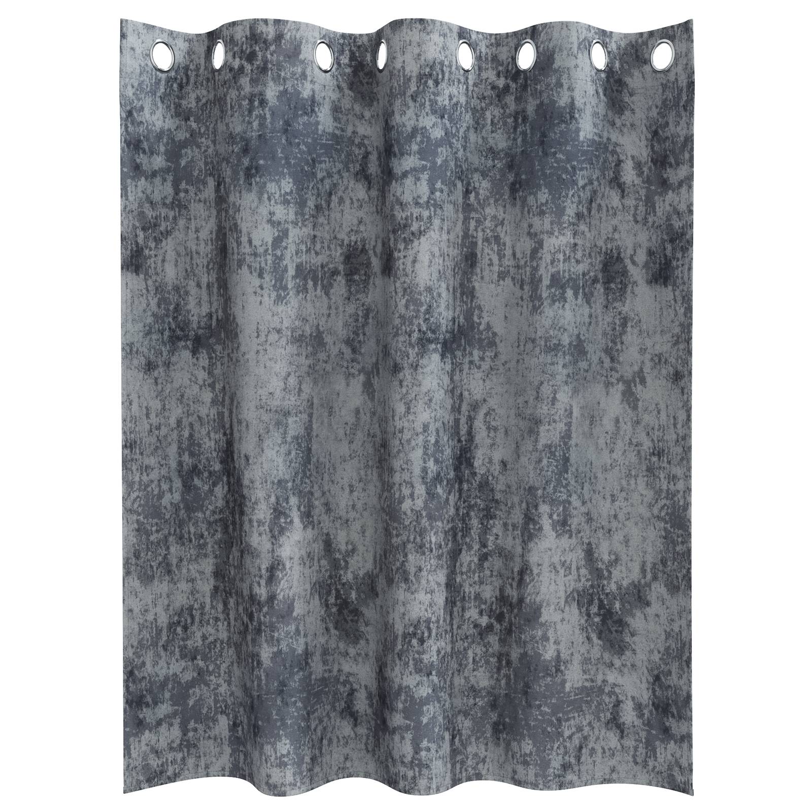 vidaXL Silber Graue Vorhänge Silber grau Polyester 140 x 140 cm