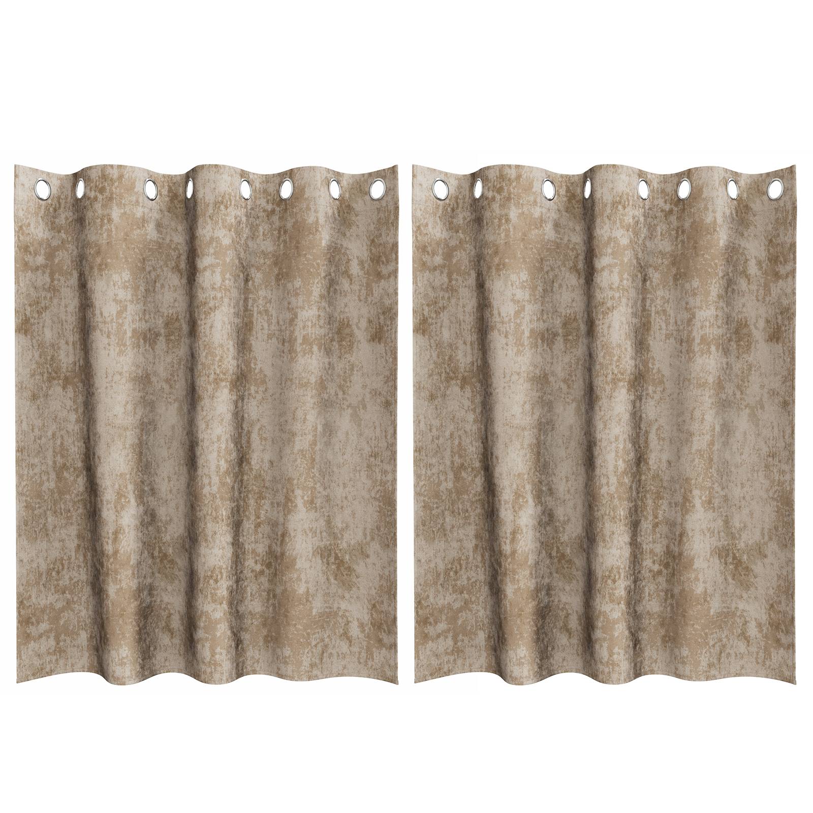 vidaXL Samtgardinen Champagner Polyester 140 x 140 cm