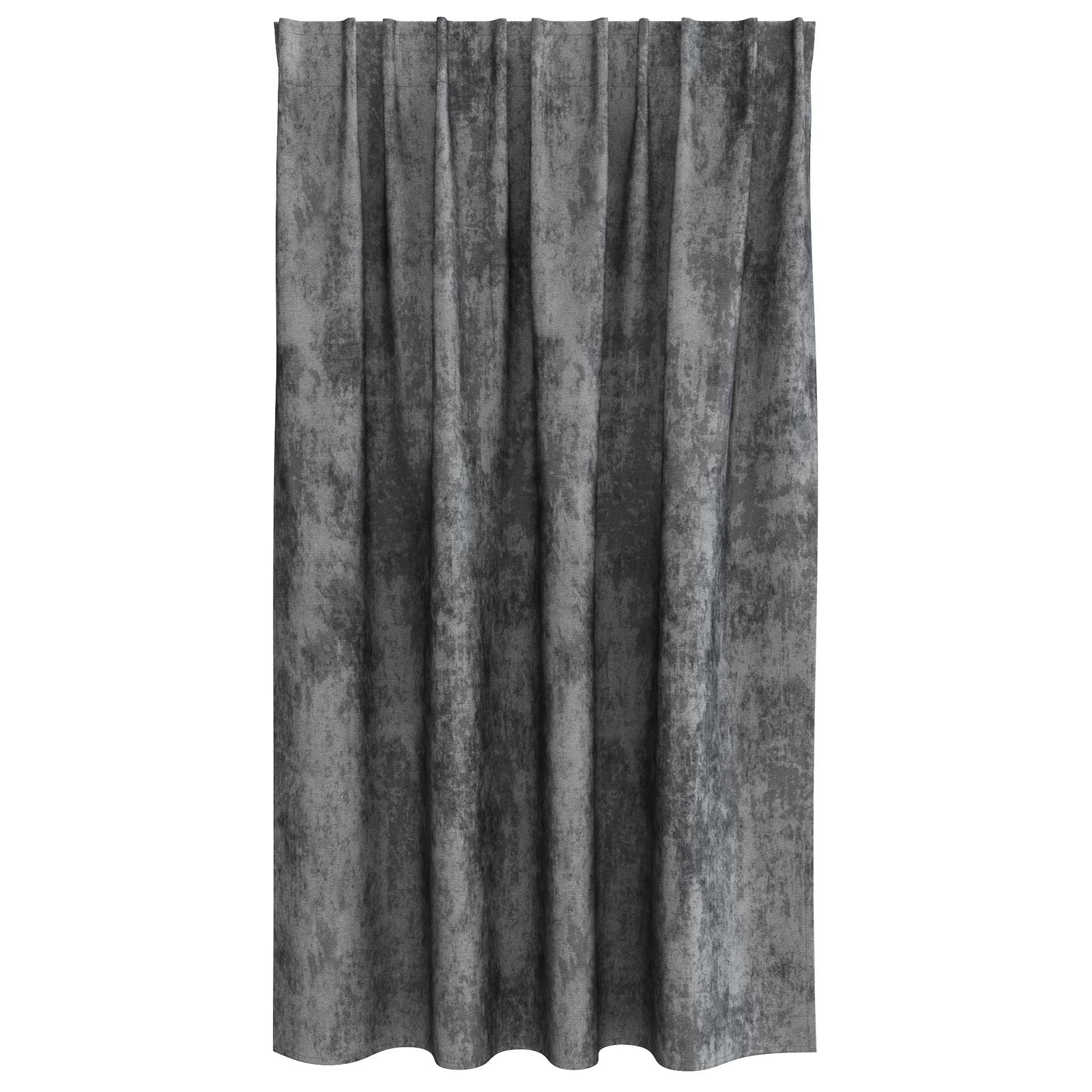 vidaXL Samtvorhänge 2 Stück mit Ösen Grau 140x140 cm