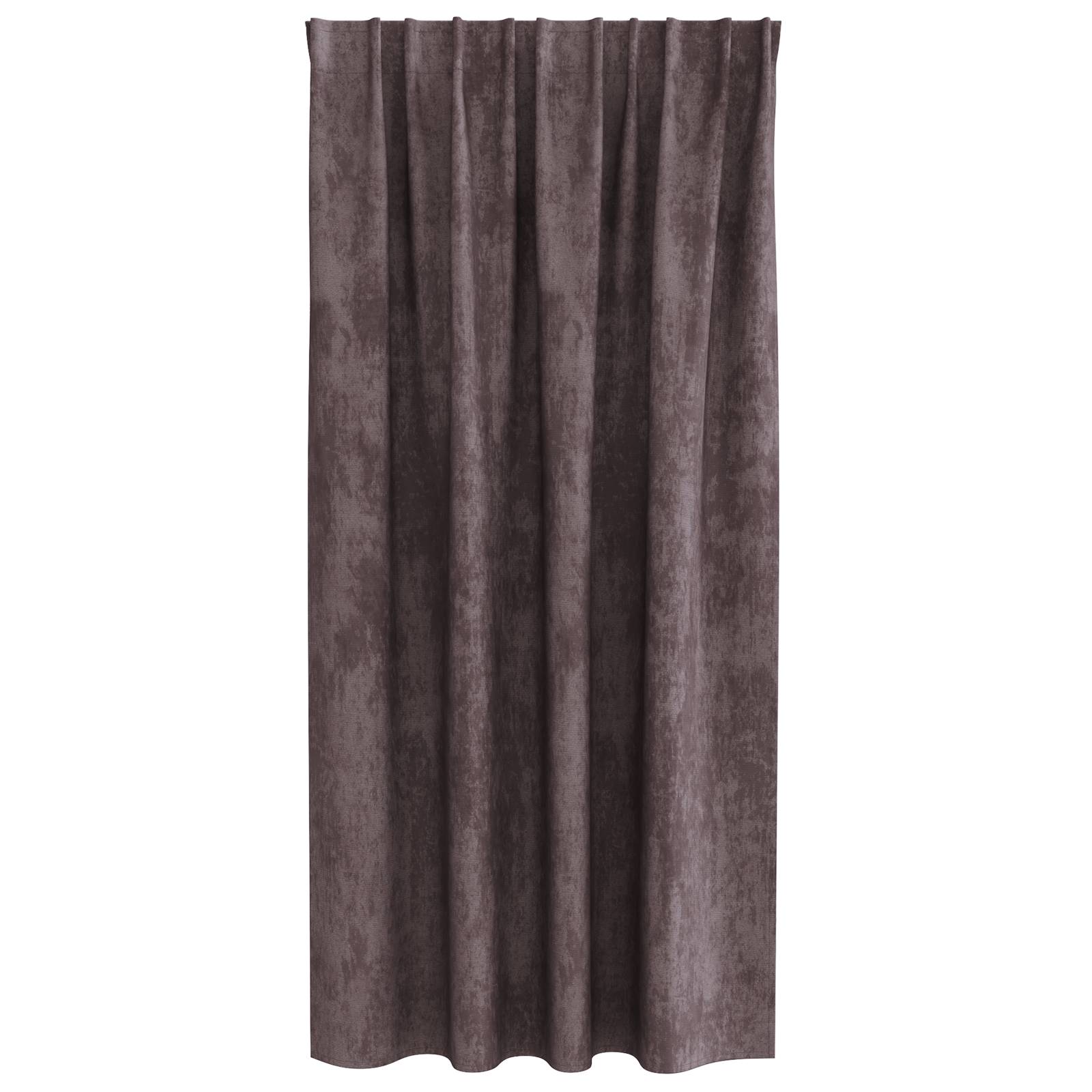vidaXL Samtvorhänge 2 Stück mit Ösen Braun 175x140 cm