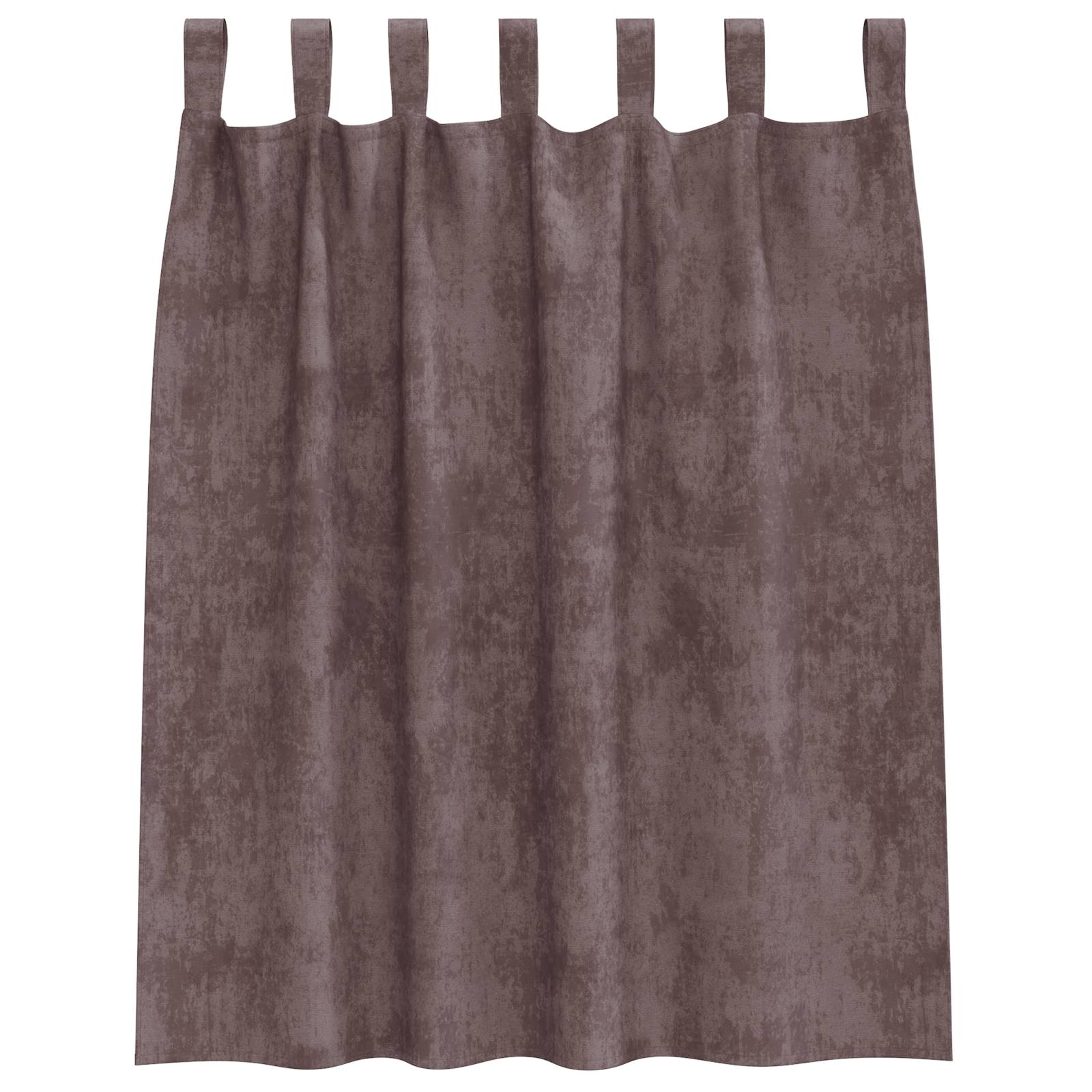 vidaXL Samtvorhänge 2 Stk mit Ösen Braun 140x140 cm
