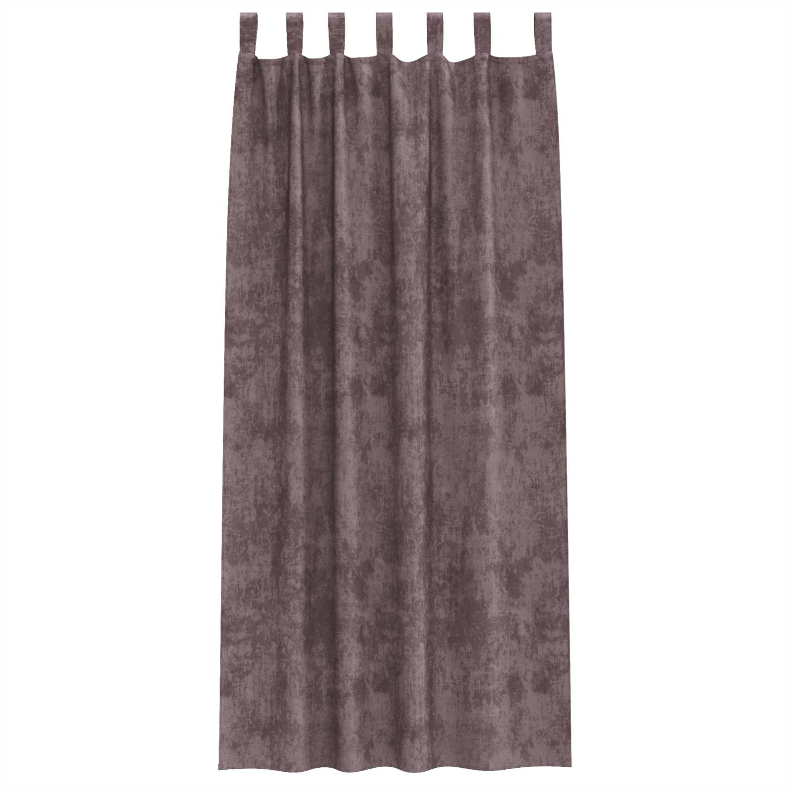vidaXL Samtvorhänge 2 Stück mit Ösen Braun 260x140 cm