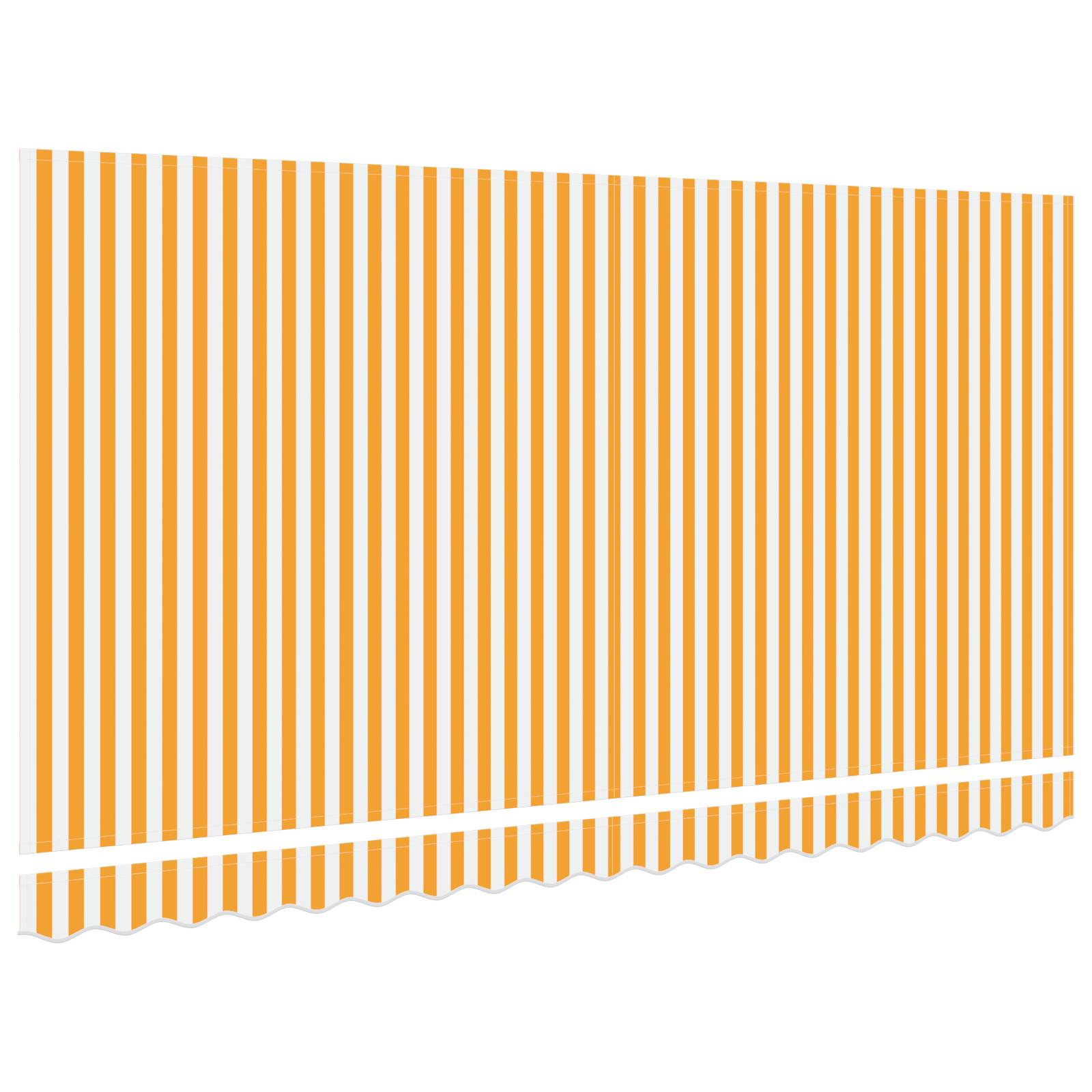 vidaXL Markisen Ersatzstoff für 4x2 m Rahmen Gelb und Weiß