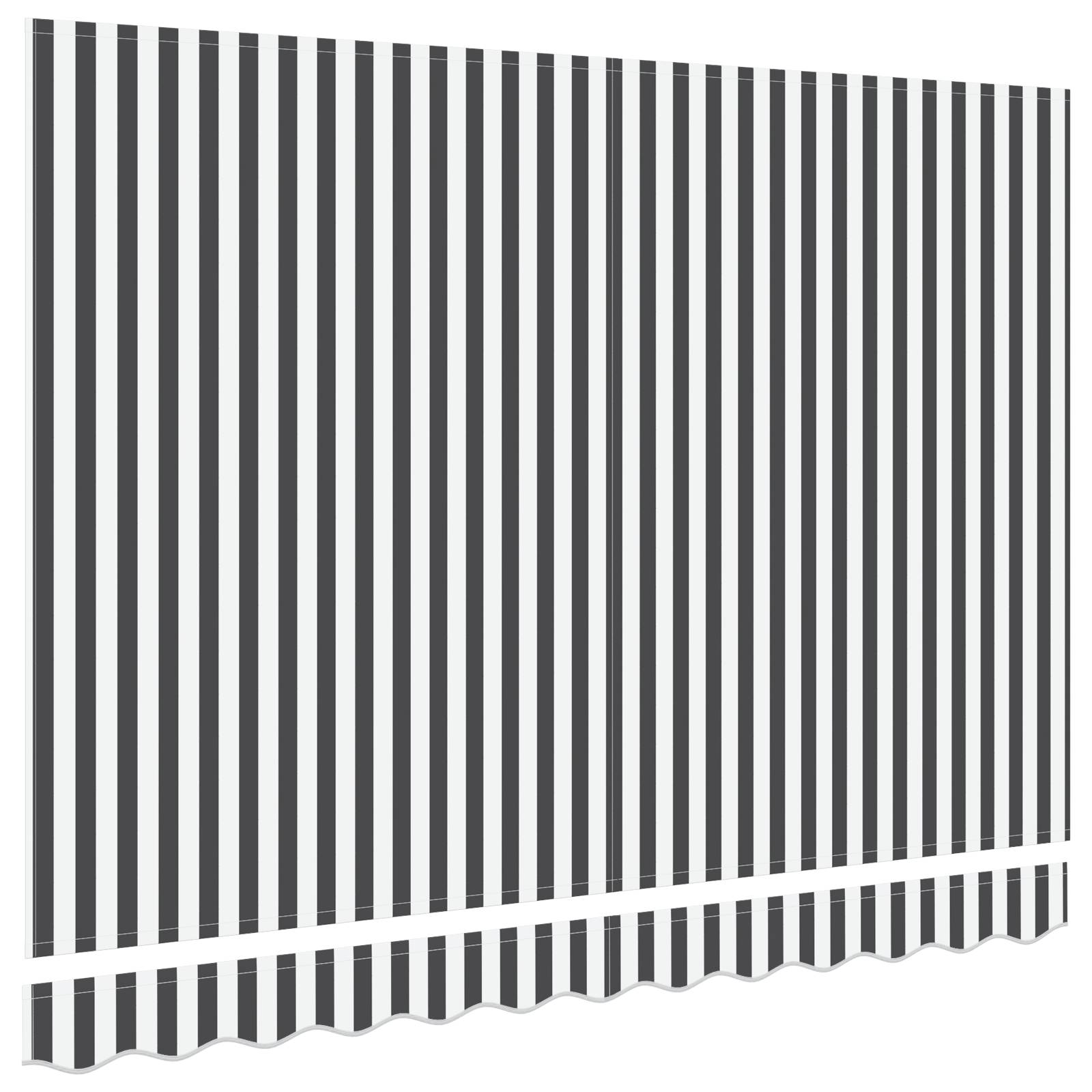 vidaXL Ersatzmarkise für 2.5x2 m Rahmen in Anthrazit und Weiß