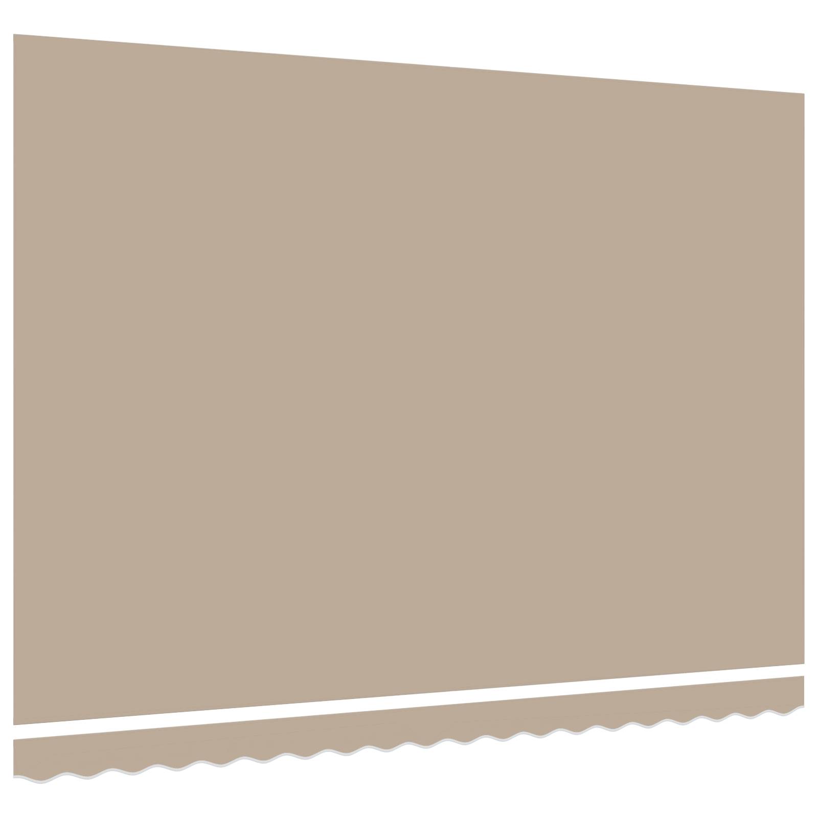 vidaXL Ersatzstoff für Markisen für 4,5x3 m Rahmen Beige