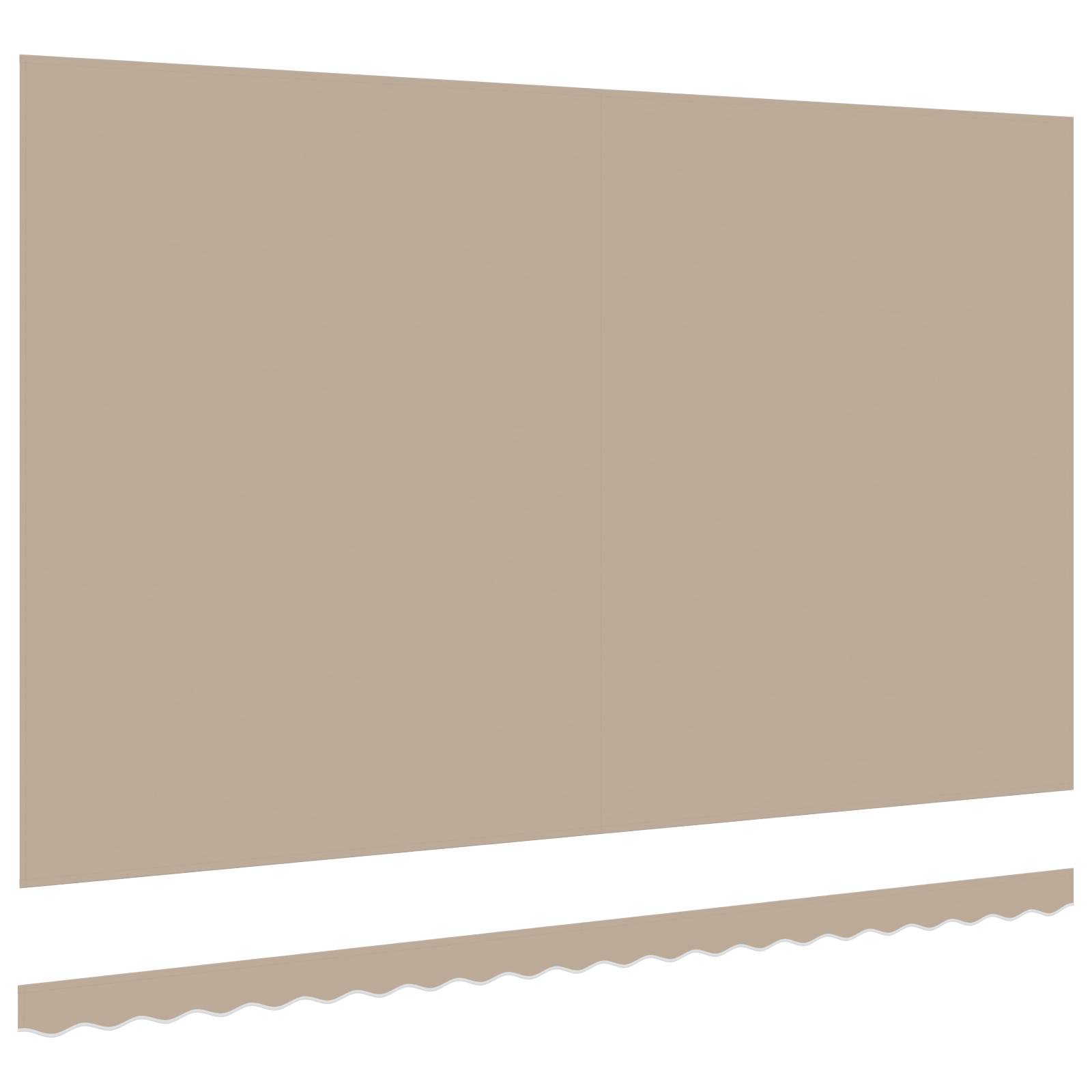 vidaXL Ersatzmarkisenstoff für 5x3 m Rahmen Beige