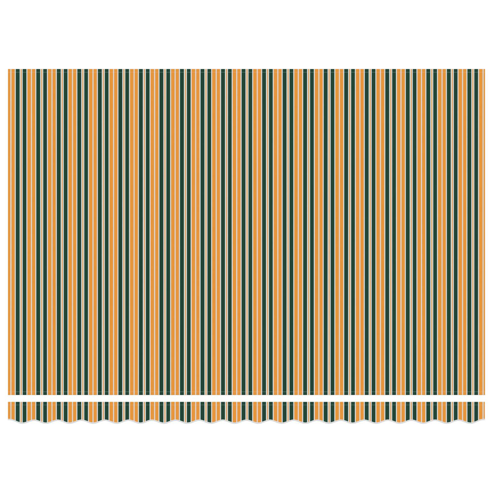 vidaXL Ersatzstoff für Markise für 4,5x3,5 m Rahmen in Grün und Gelb