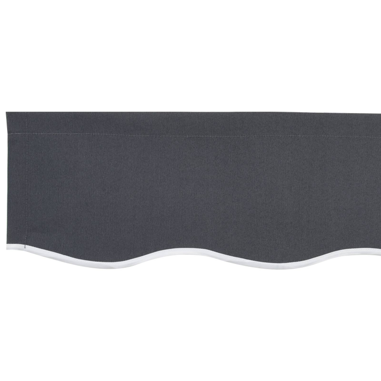 vidaXL Markisenvolant für 2,5 m Rahmen Anthrazit 2,3x0,2 m