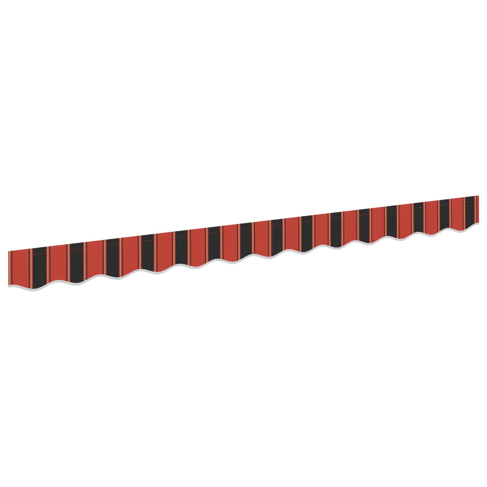 vidaXL Markisenvolant für 2,5 m Rahmen Mehrfarbig 2,3x0,2 m