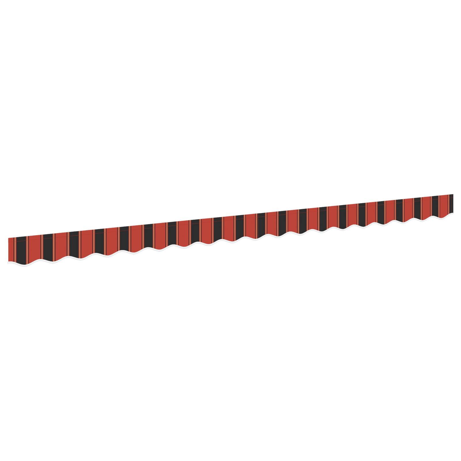 vidaXL Markisenvolant für 4 m Rahmen Mehrfarbig 3,8x0,2 m