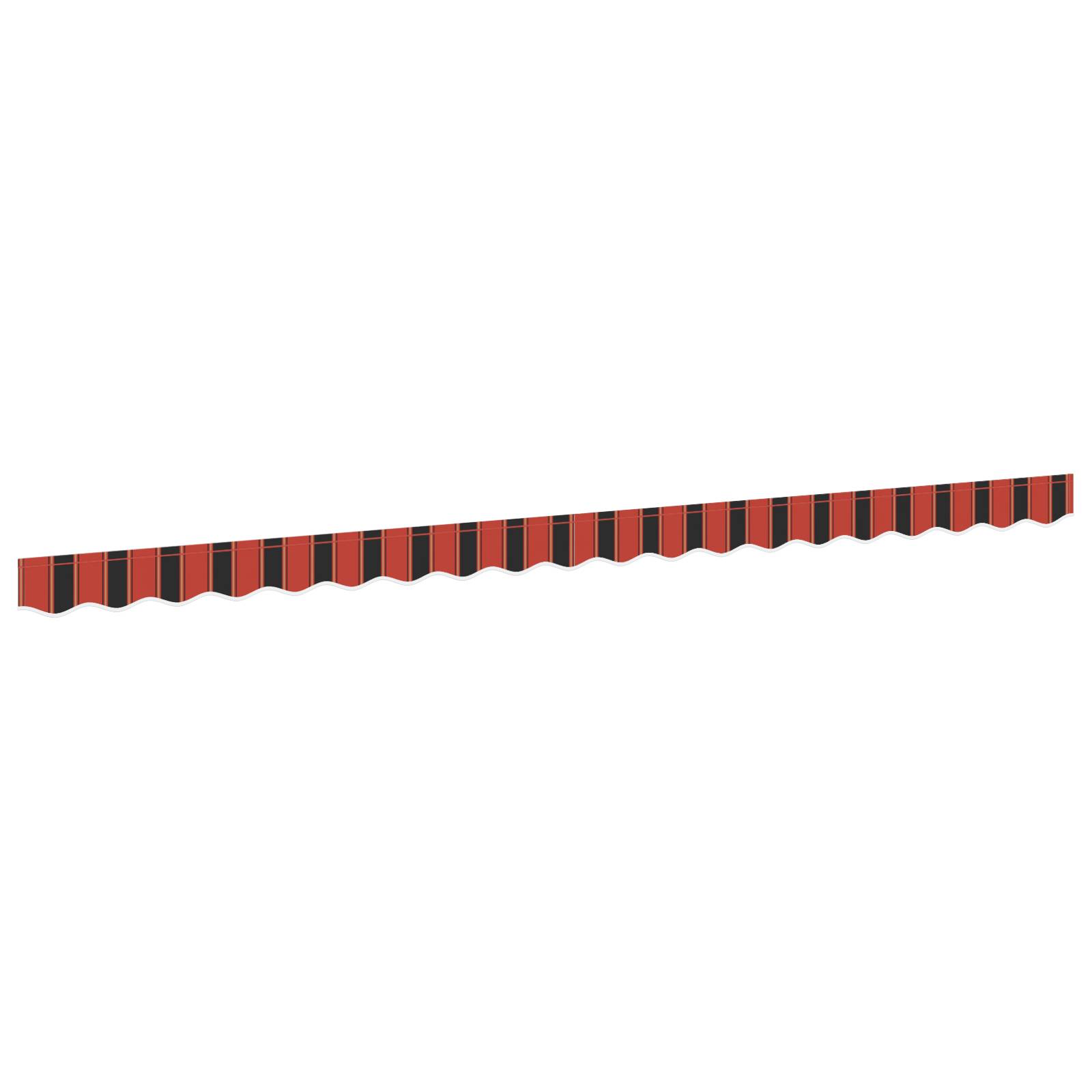 vidaXL Markisenvolant für 4,5 m Rahmen Multicolor 4,3x0,2 m