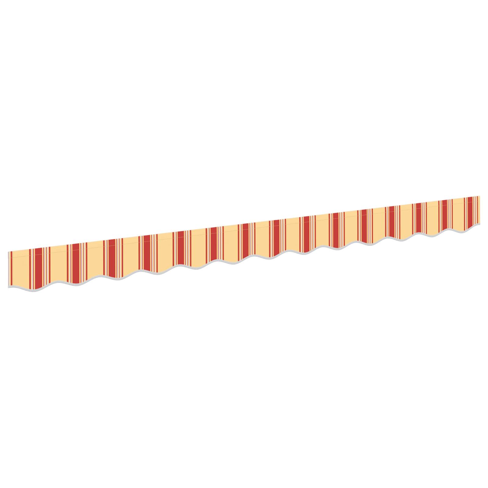 vidaXL Markisenvolant für 2,5 m Rahmen Mehrfarbig 2,3x0,2 m