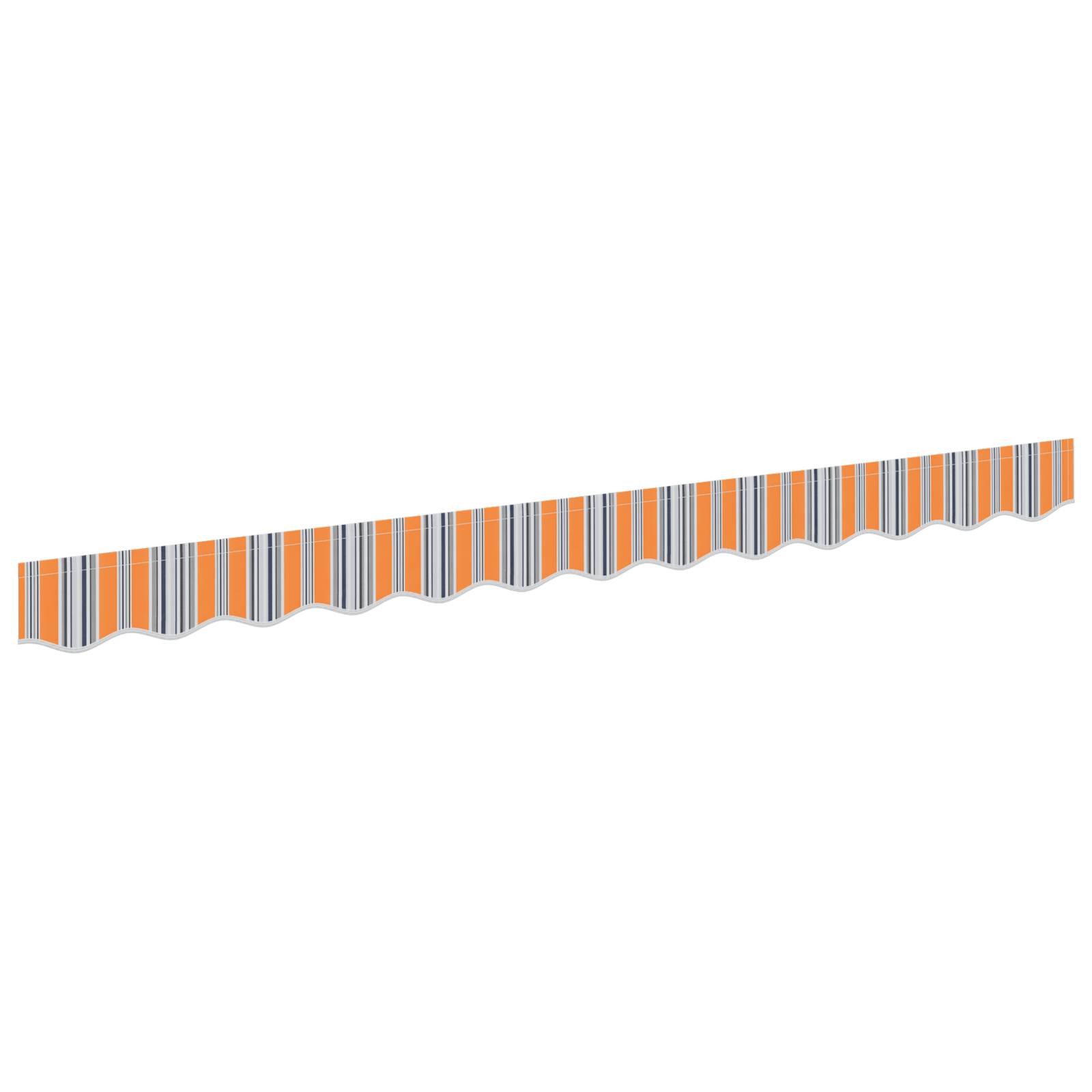 vidaXL Markisenvolant für 2,5 m Rahmen Mehrfarbig 2,3x0,2 m