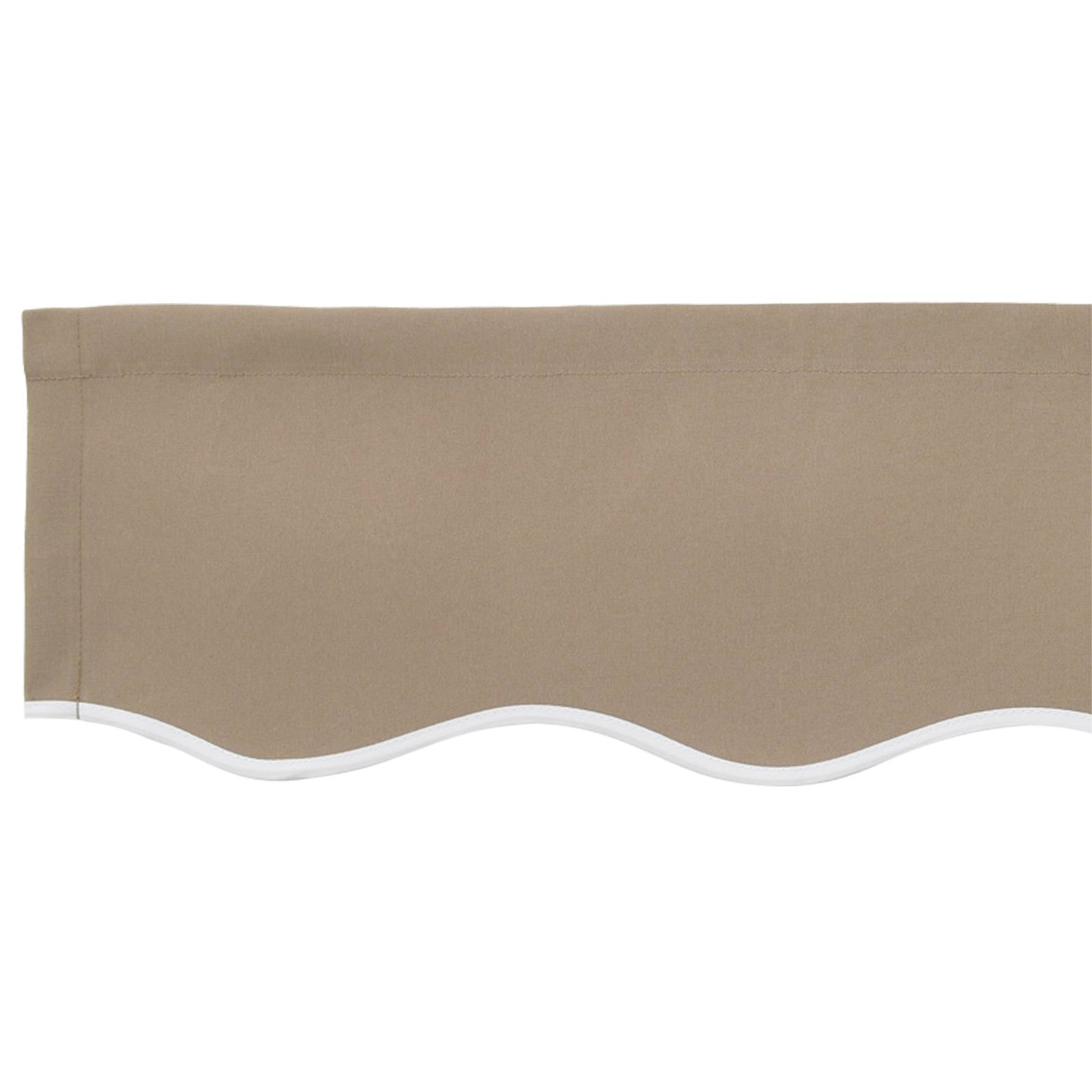 vidaXL Markisenvolant für 3,5 m Rahmen Beige 3,3x0,2 m