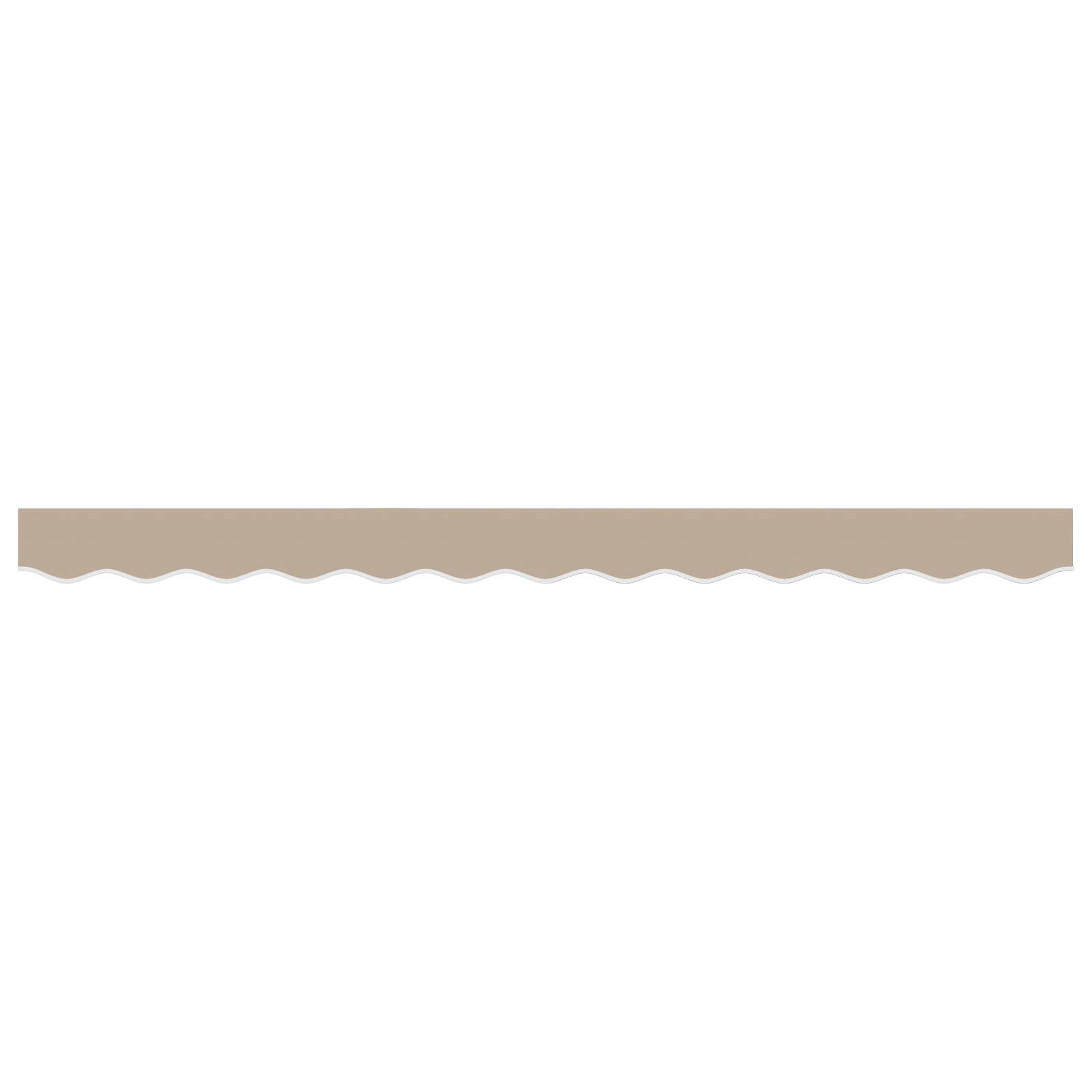 vidaXL Markisenvolant für 3,5 m Rahmen Beige 3,3x0,2 m