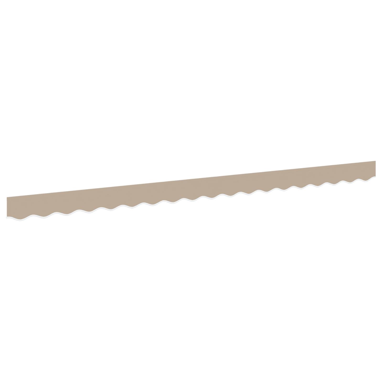vidaXL Markisenvolant für 4 m Rahmen Beige 3,8x0,2 m