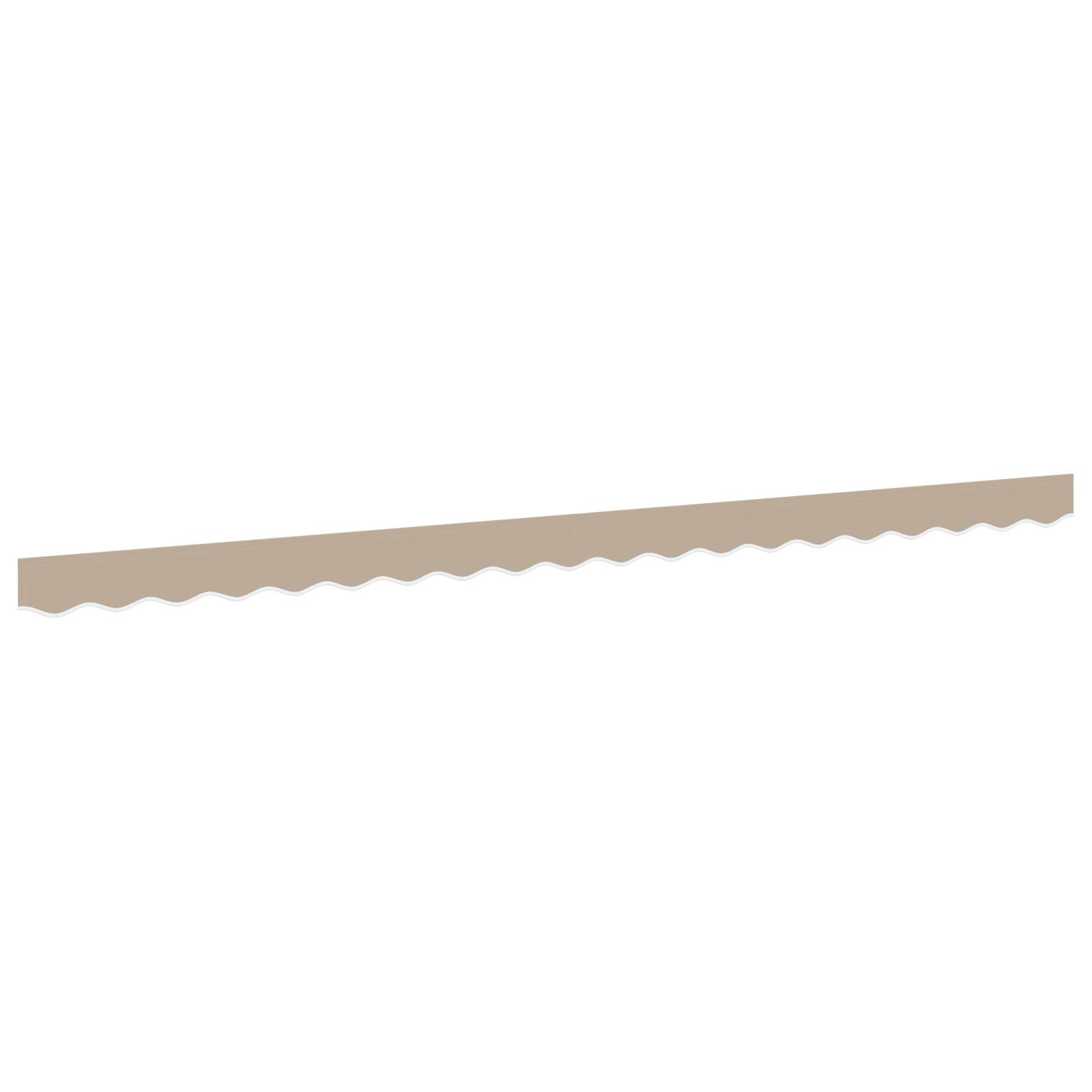 vidaXL Markisenvolant für 4,5 m Rahmen Beige 4,3x0,2 m