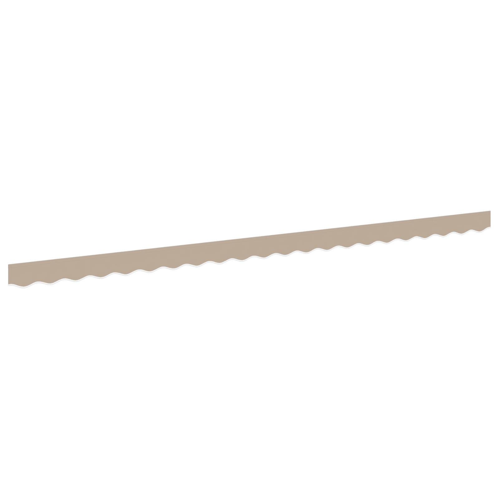 vidaXL Markisenvolant für 5 m Rahmen Beige 4,8x0,2 m