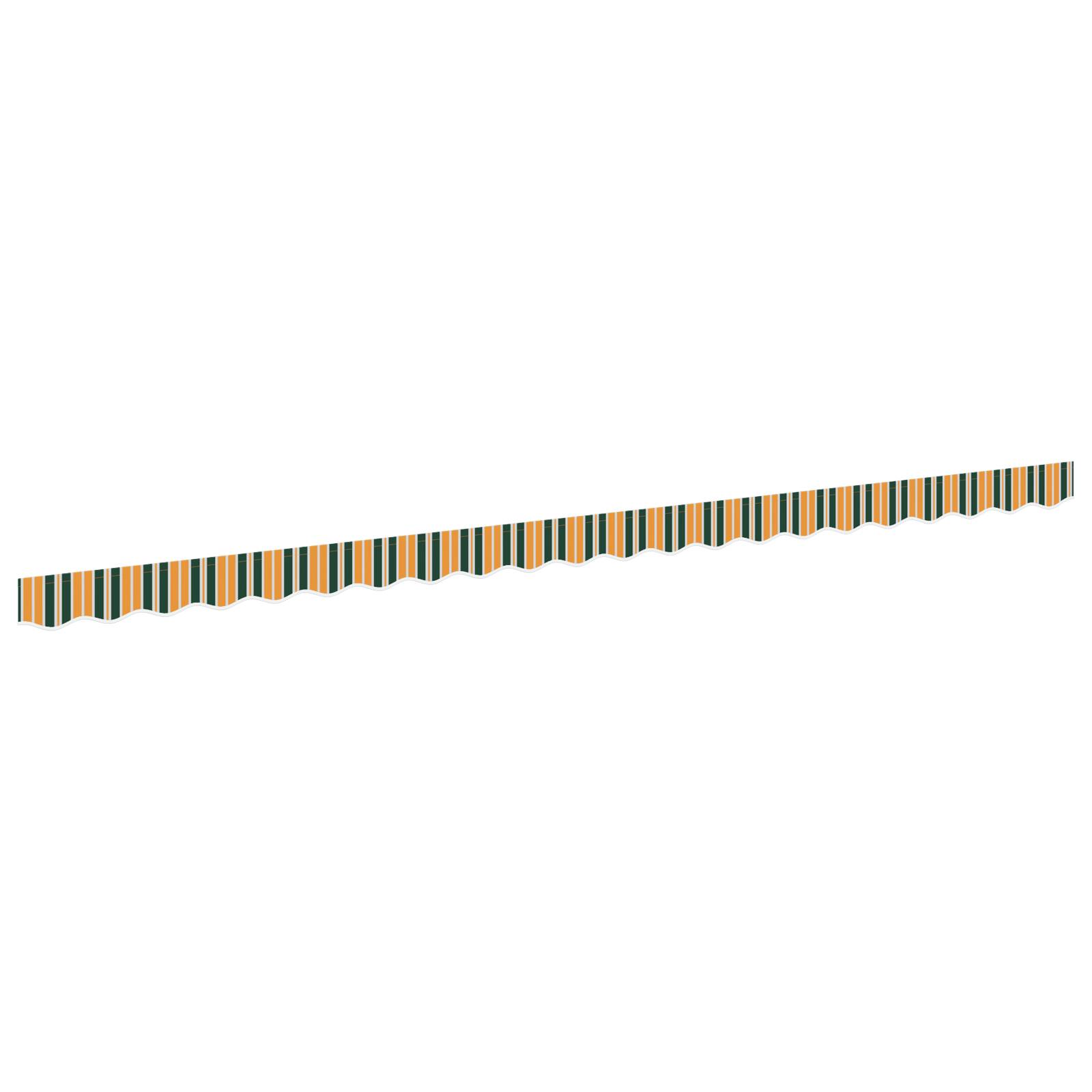 vidaXL Markisenvolant für 5 m Rahmen Grün und Gelb 4,8x0,2 m