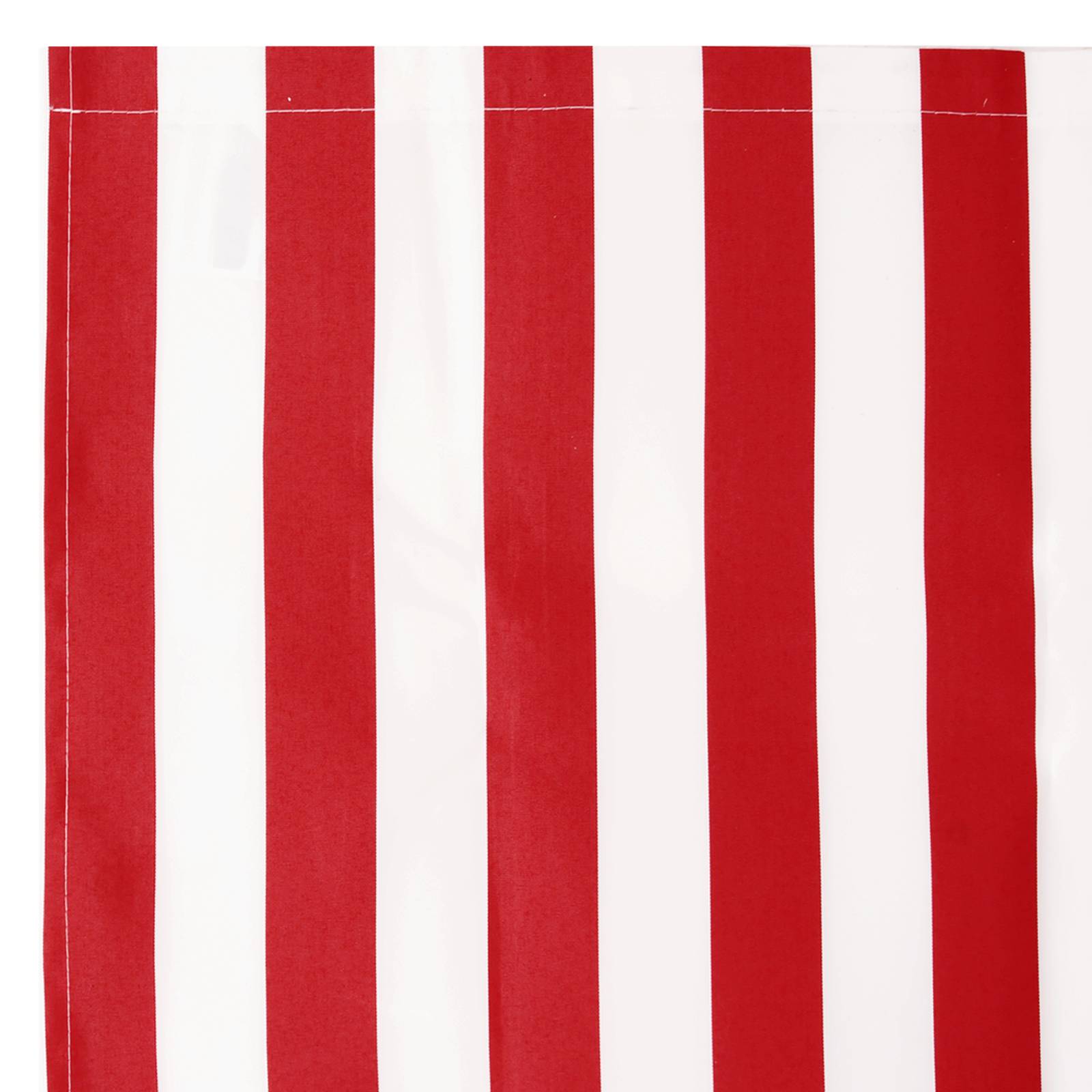 vidaXL Markisenersatzstoff Rot und Weiß 10x1.6 m