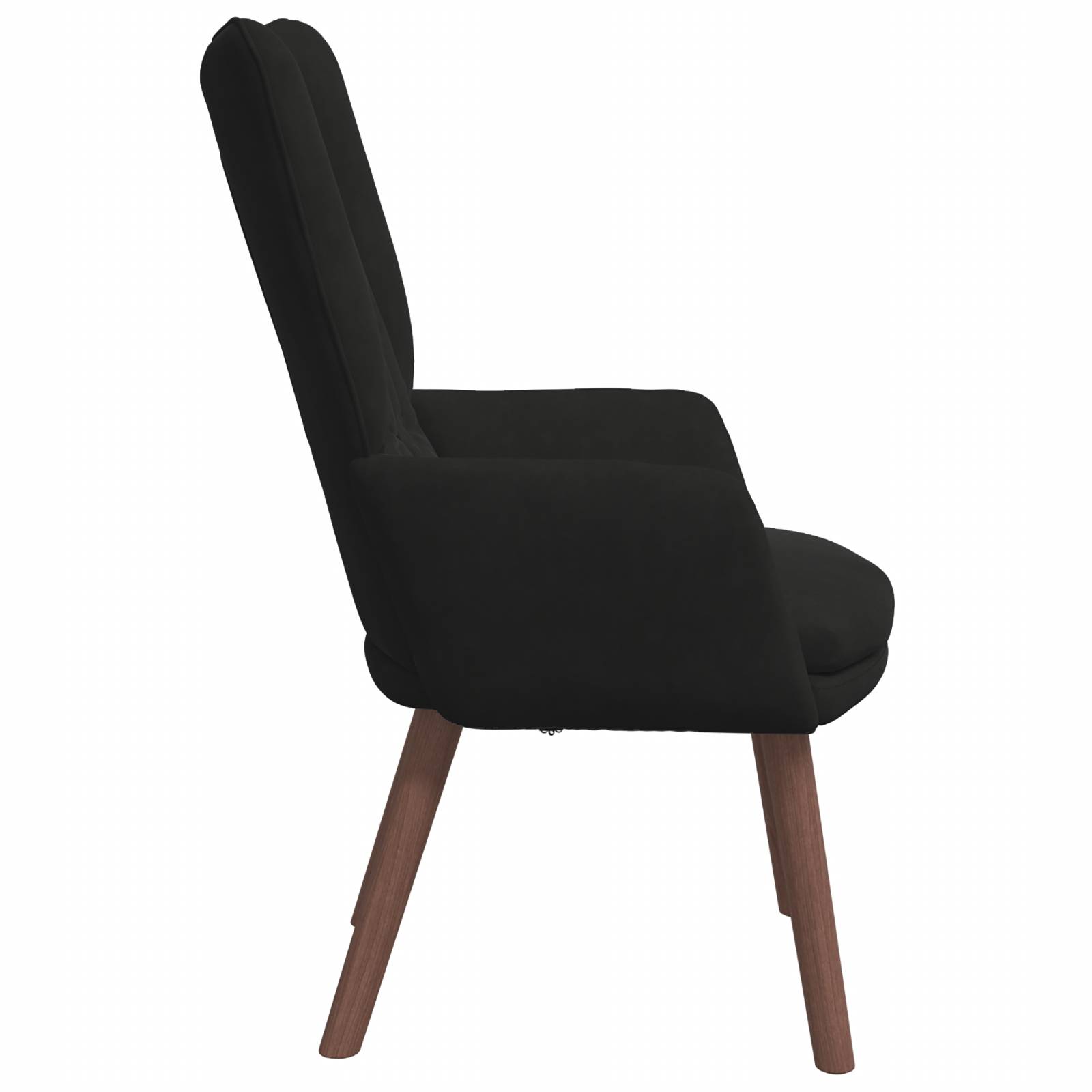 vidaXL Relaxsessel Schwarz Samt