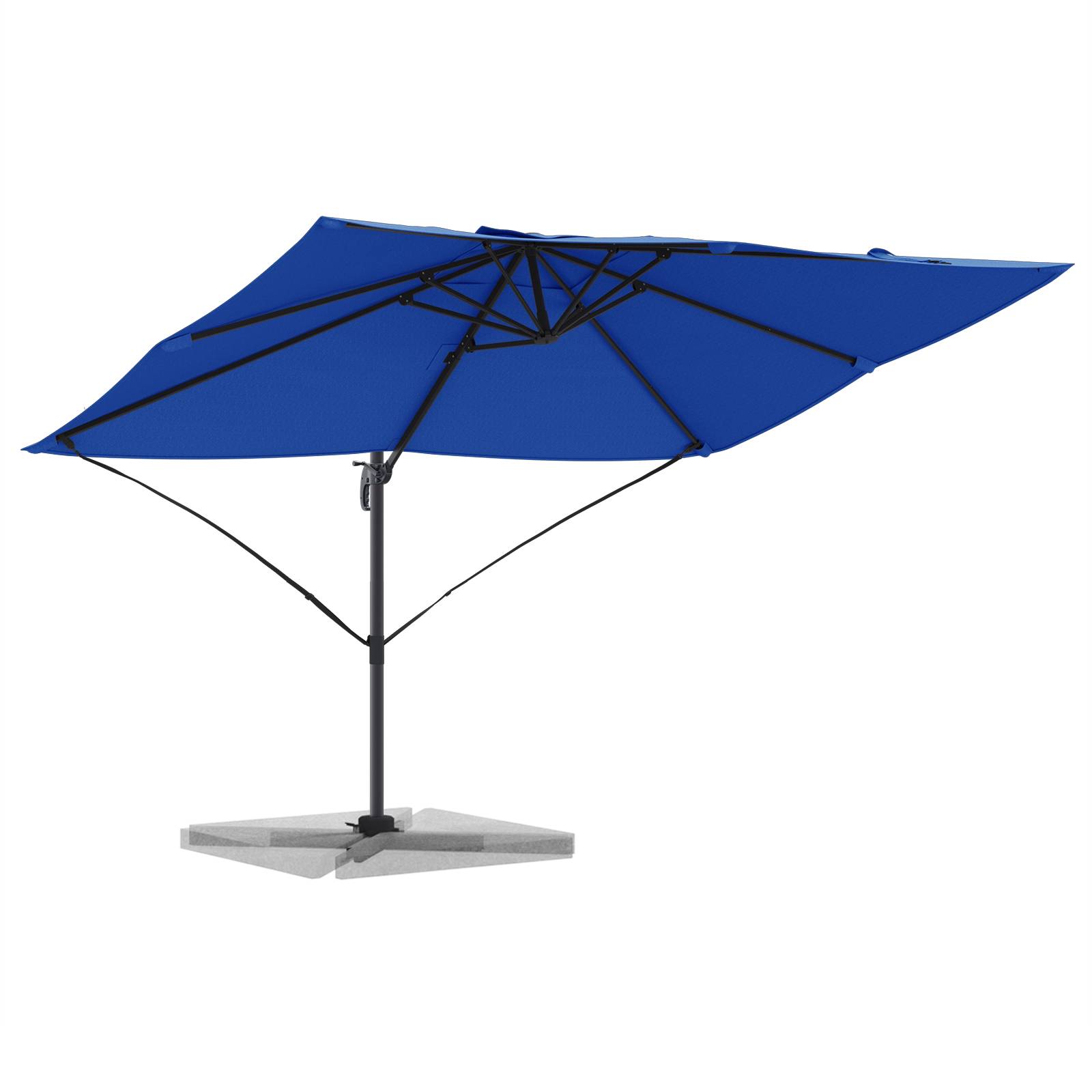 vidaXL Azurblauer Cantilever-Sonnenschirm Azurblau