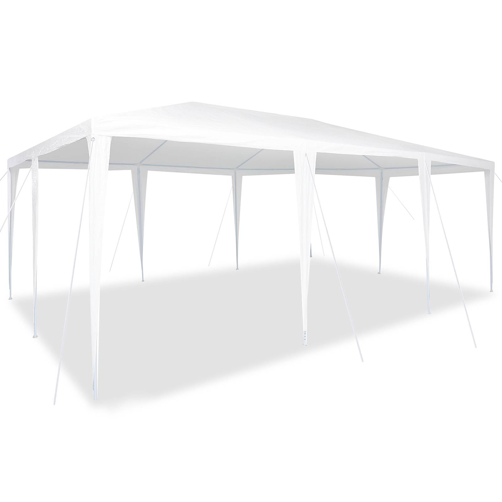 vidaXL Partyzelt Weiß 6x4 m PE