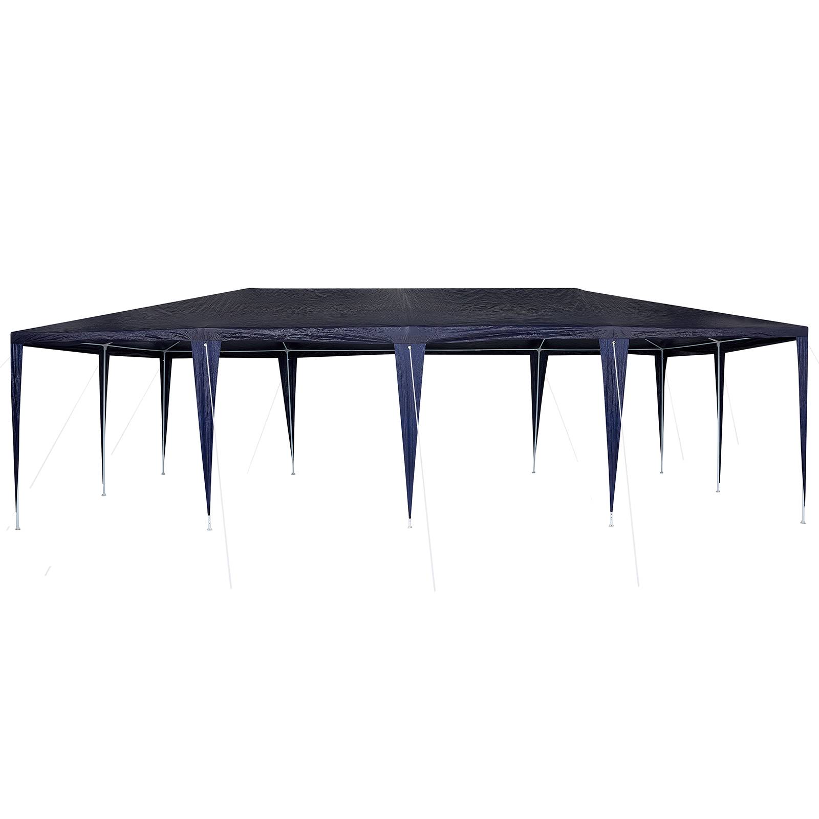 vidaXL Party Zelt Blau 8x4 m PE
