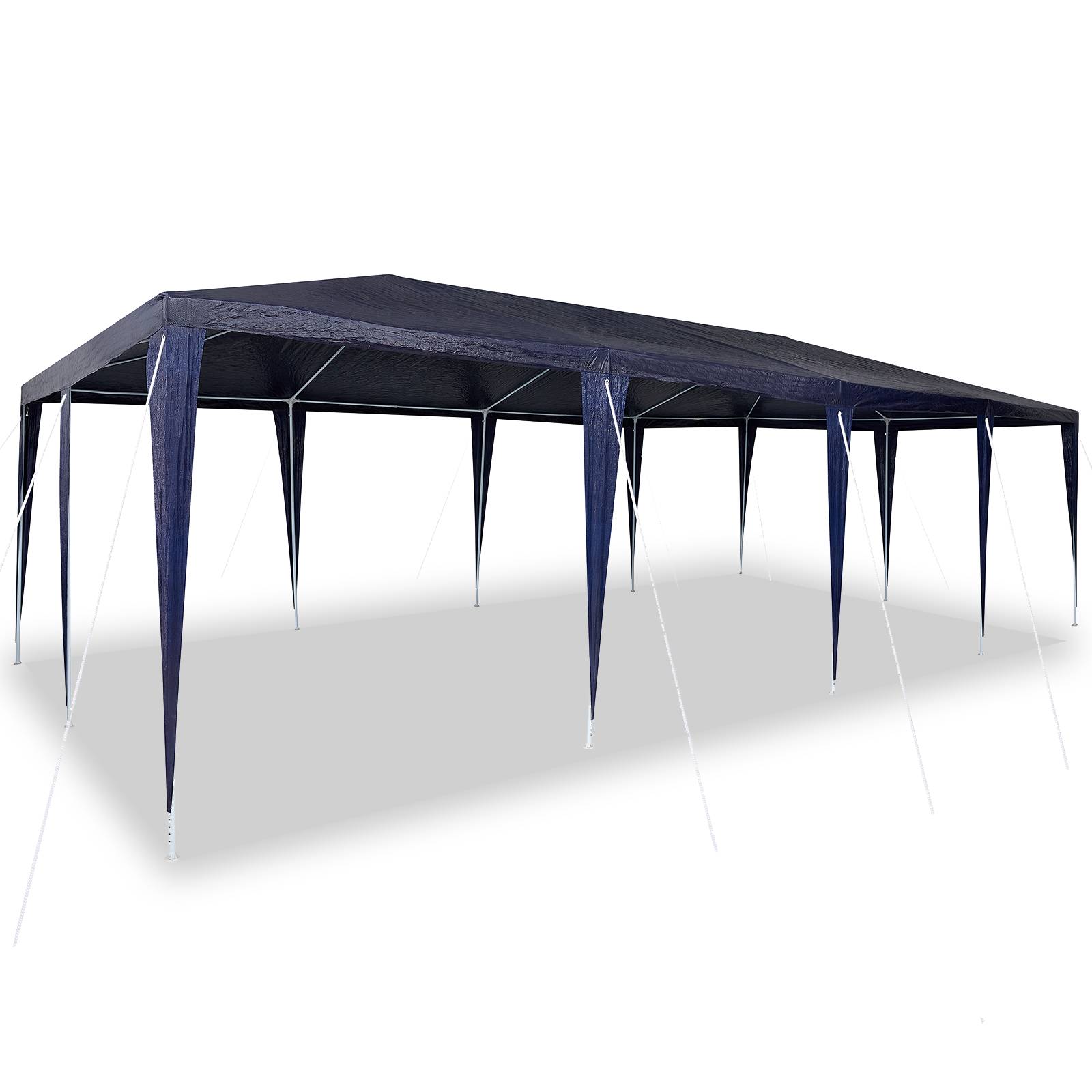 vidaXL Party Zelt Blau 8x4 m PE