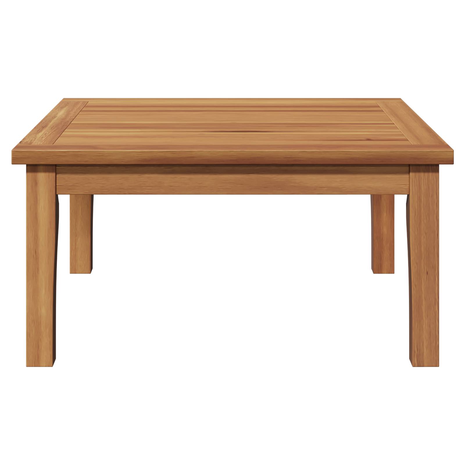 vidaXL Gartentisch 60x60x30 cm Massivholz Teak