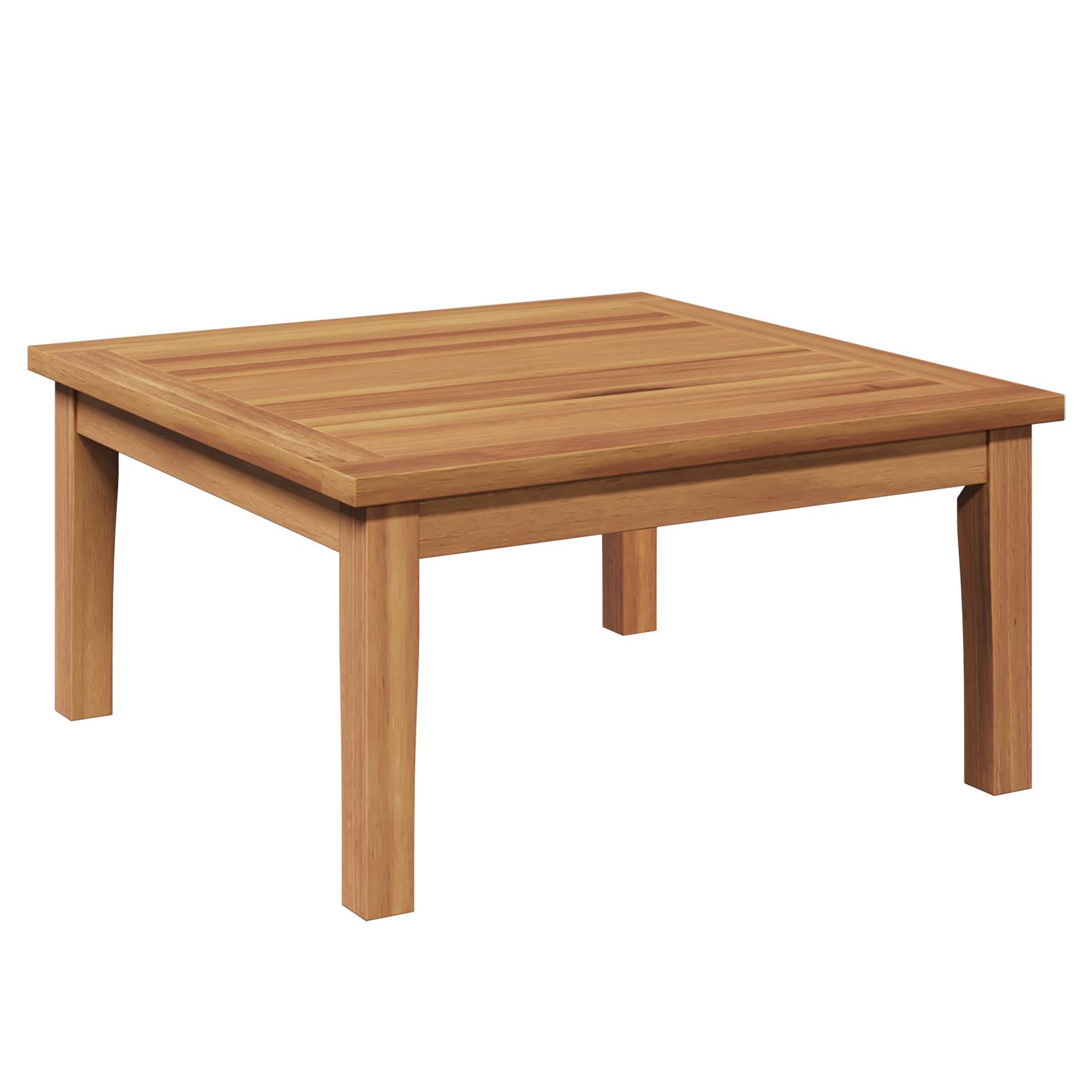 vidaXL Gartentisch 60x60x30 cm Massivholz Teak