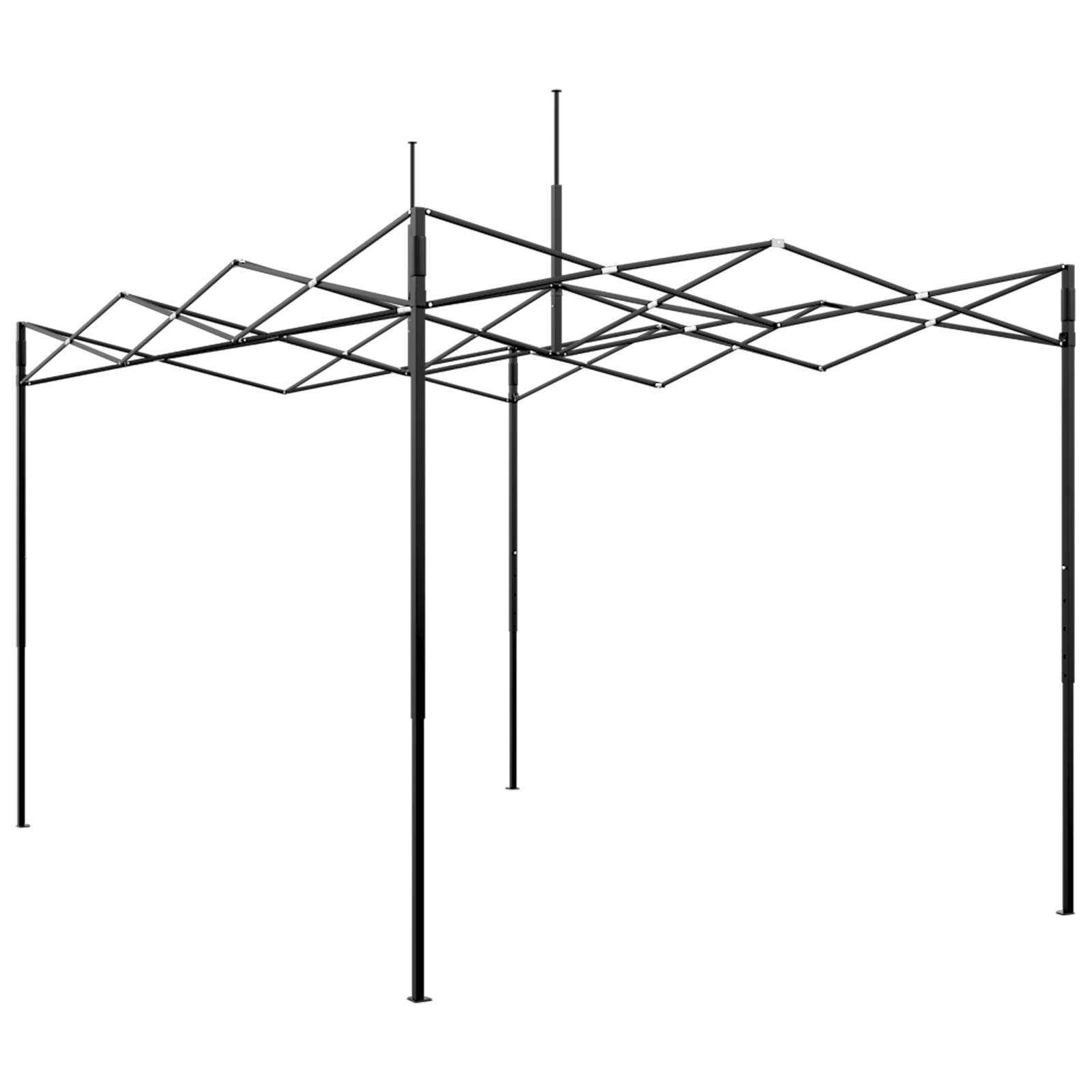 vidaXL Gewächshaus mit Dach Grün 280 x 410 x 315 cm Stahl
