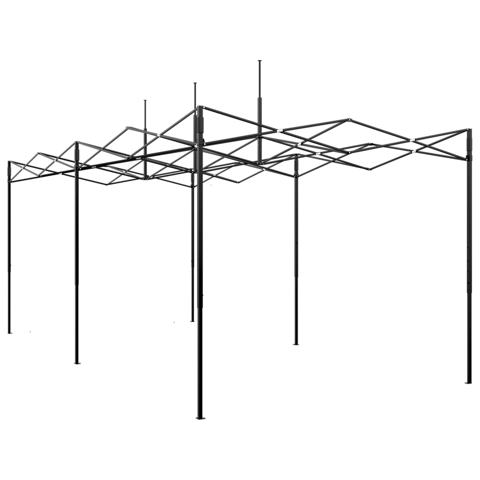 vidaXL Gewächshaus mit Dach Grün 290 x 580 x 315 cm Stahl