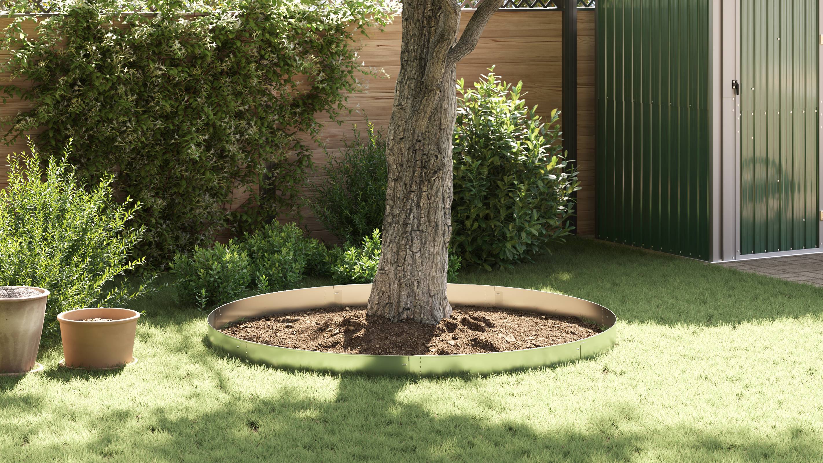 vidaXL Rasenkanten 10 Stk. 20x100 cm Flexibel Verzinkter Stahl