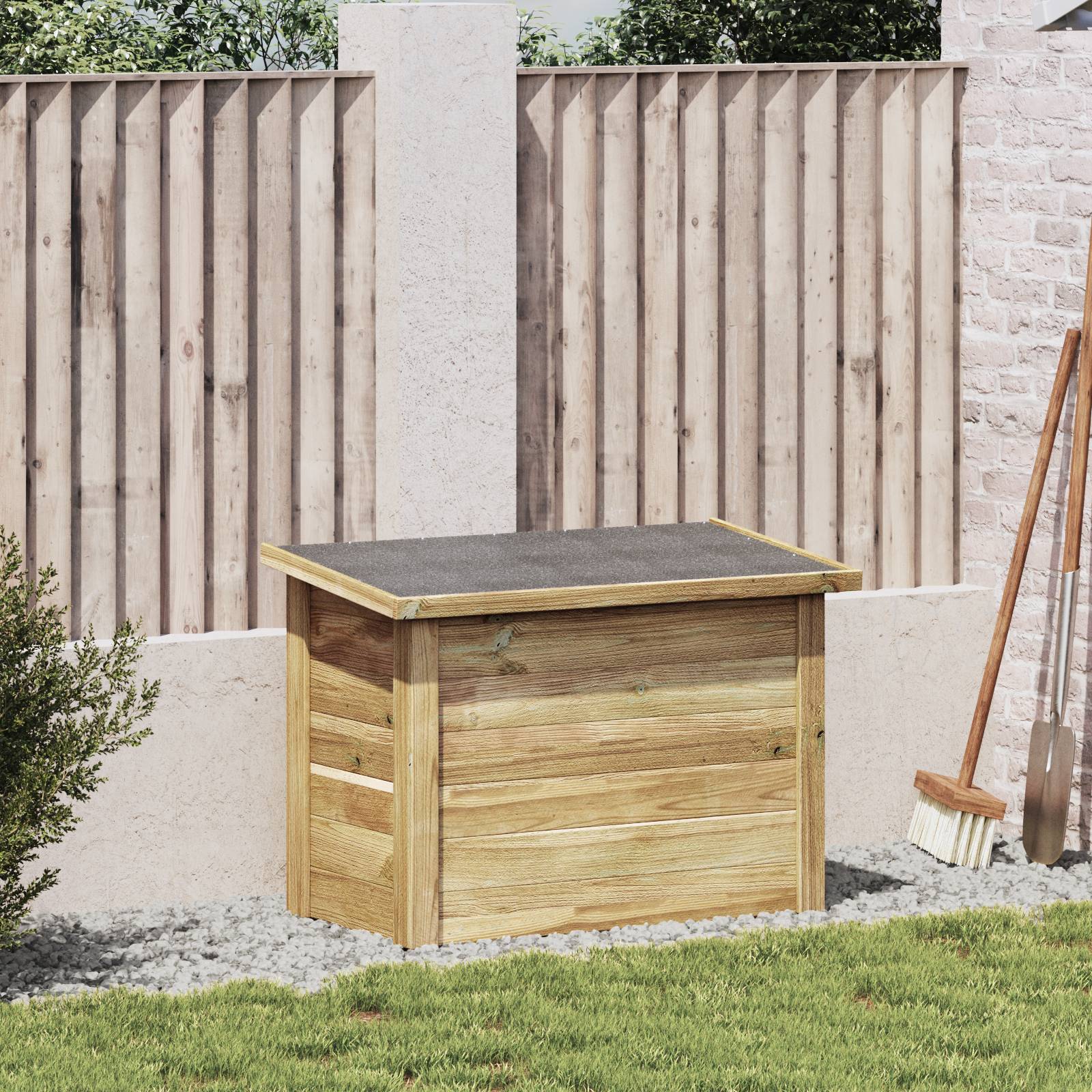 vidaXL Aufbewahrungsbox 44x80x57 cm Imprägniertes Kiefernholz