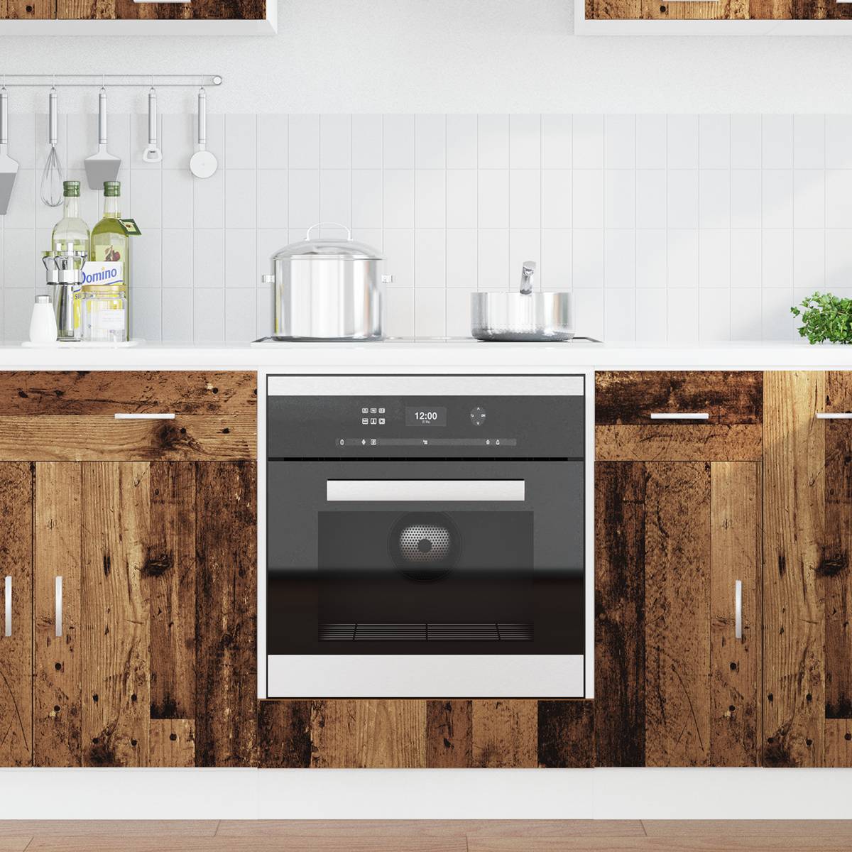 vidaXL Ofenschrank Alholz 60x46x81,5 cm Holzwerkstoff