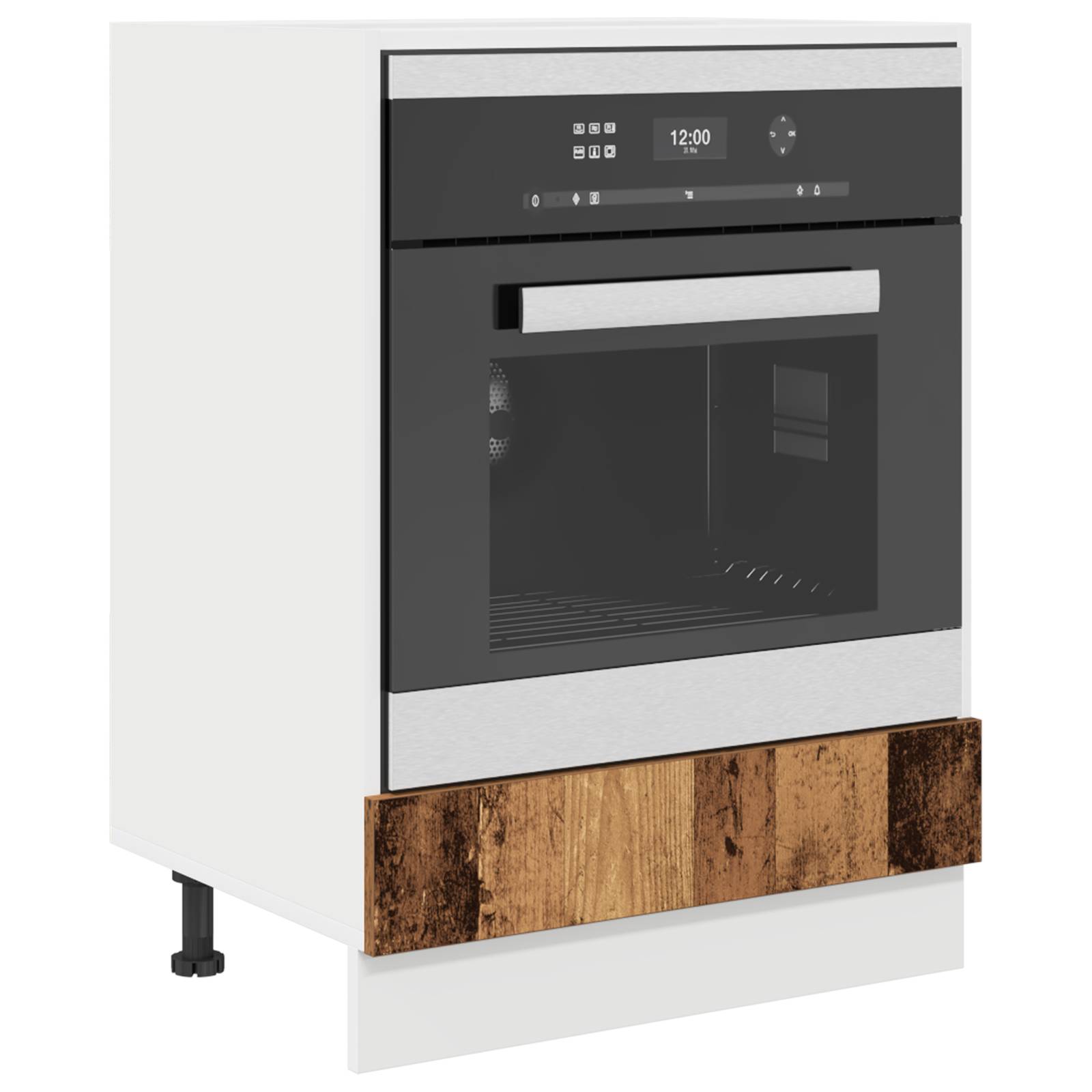 vidaXL Ofenschrank Alholz 60x46x81,5 cm Holzwerkstoff