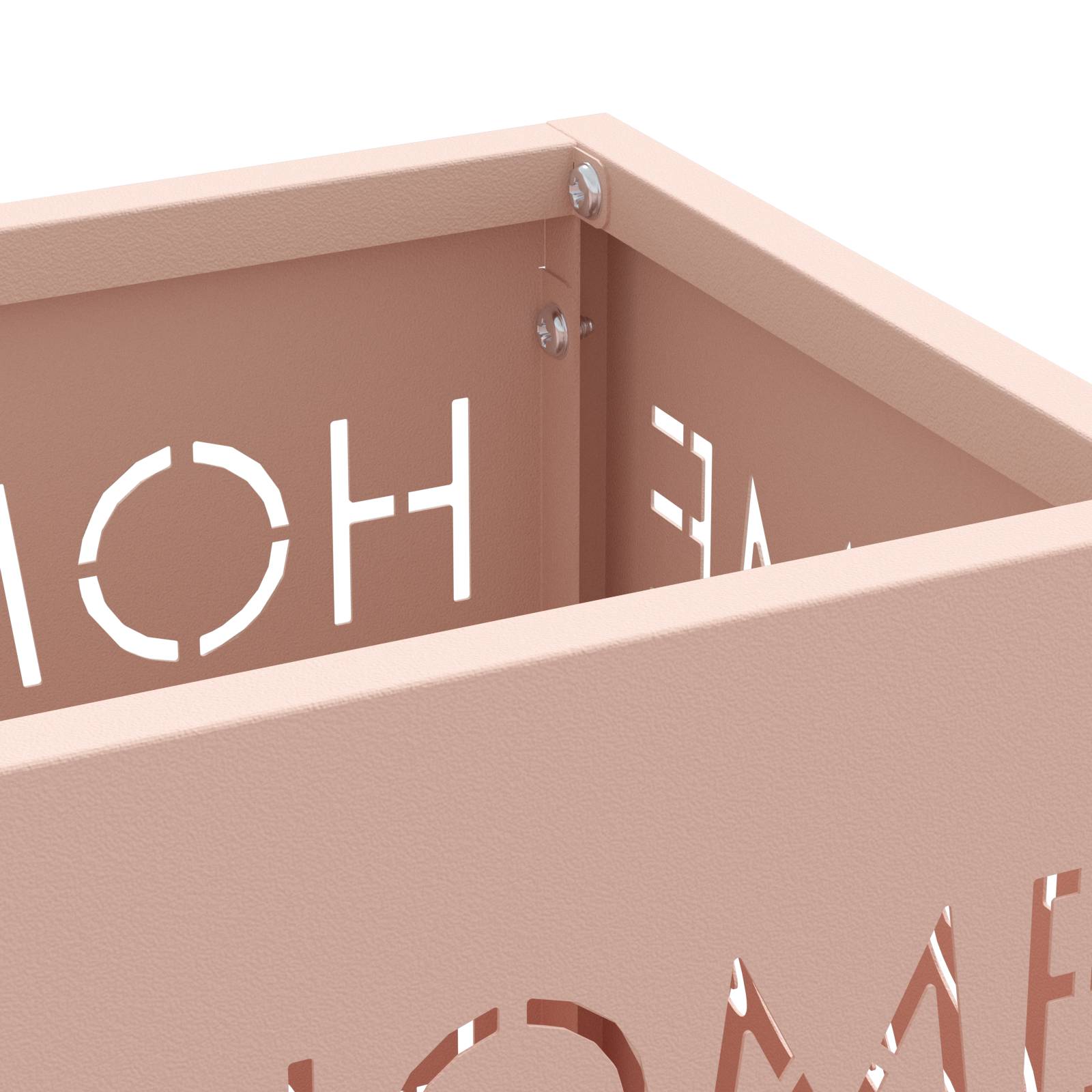 vidaXL Regenschirmständer Rosa Metall Mittel Dekorative Intarsien