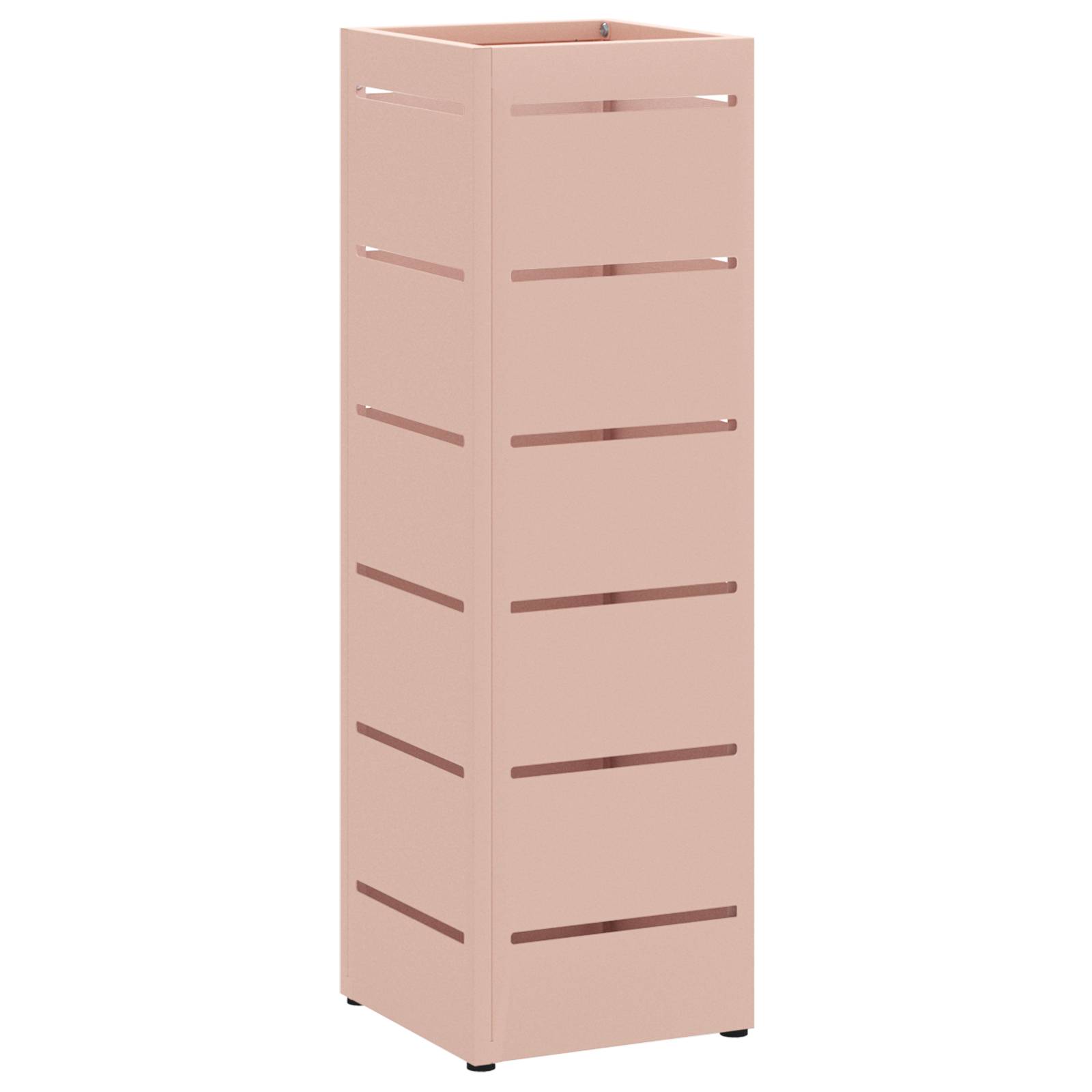 vidaXL Regenschirmständer Rosa Metall Dekorative Intarsien