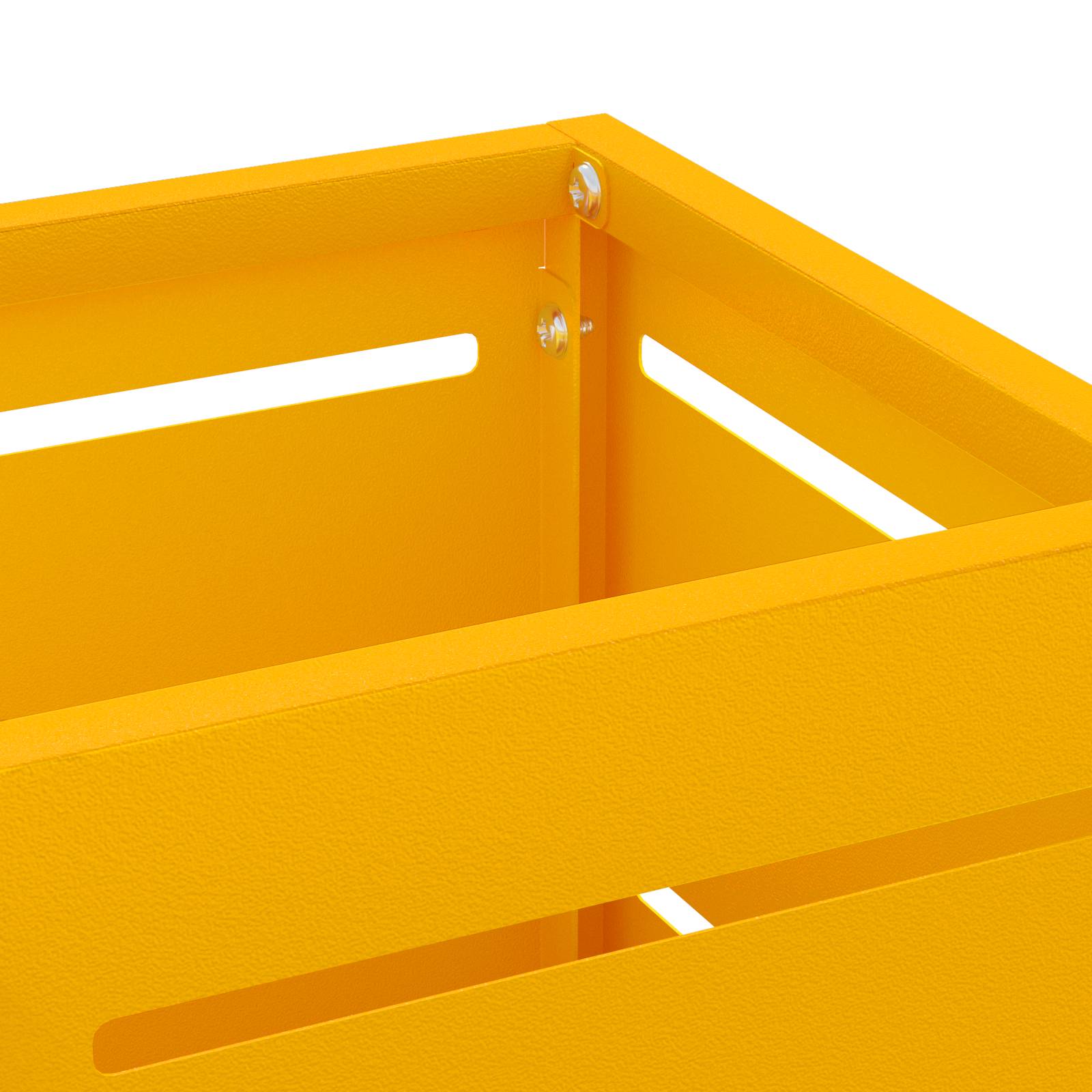 vidaXL Regenschirmständer Senfgelb Metall Standard Regenschirmständer