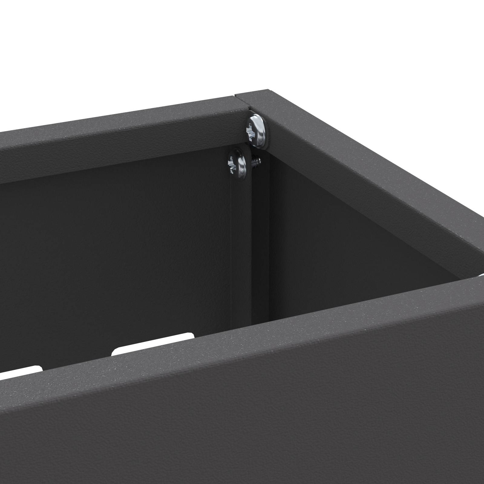 vidaXL Regenschirmständer Schwarz Pulverbeschichteter Stahl Standard