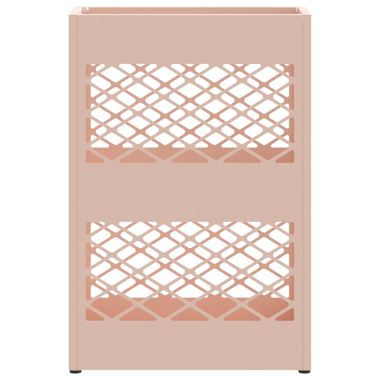 vidaXL Regenschirmständer Rosa Metall Standard Dekorative Intarsien