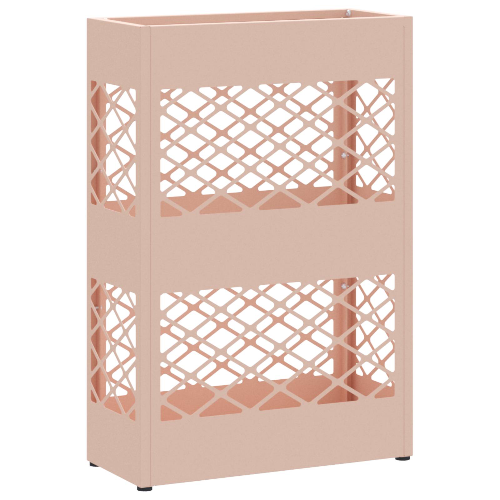 vidaXL Regenschirmständer Rosa Metall Standard Dekorative Intarsien