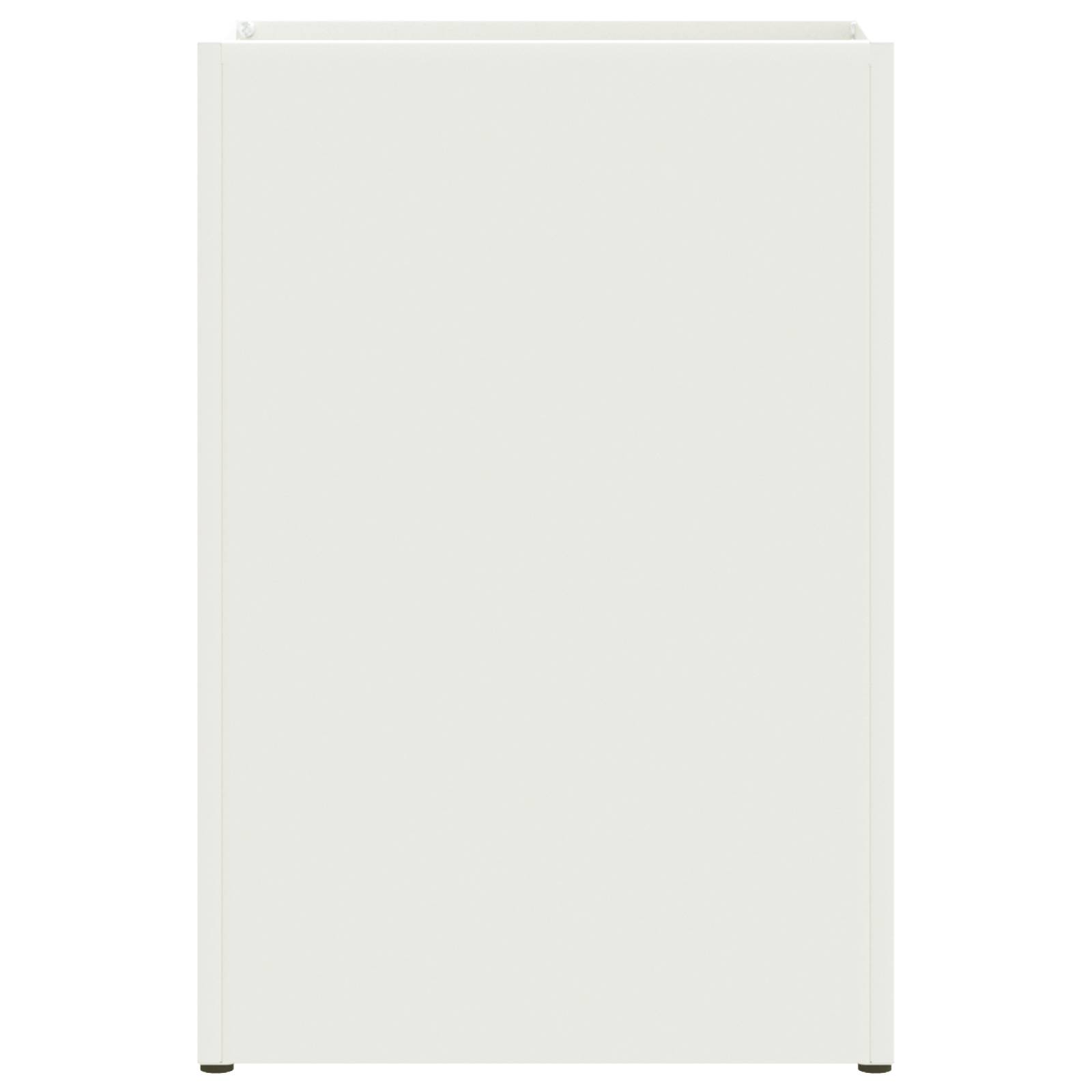 vidaXL Regenschirmständer Weiß Holz Mittel Stauraum Regenschirmständer