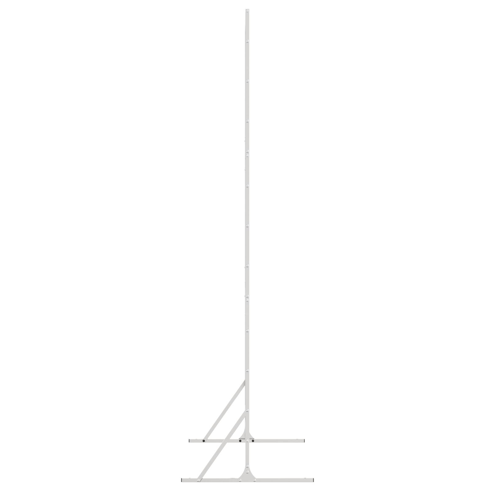 vidaXL Sichtschutz 100x50x180 cm Edelstahl