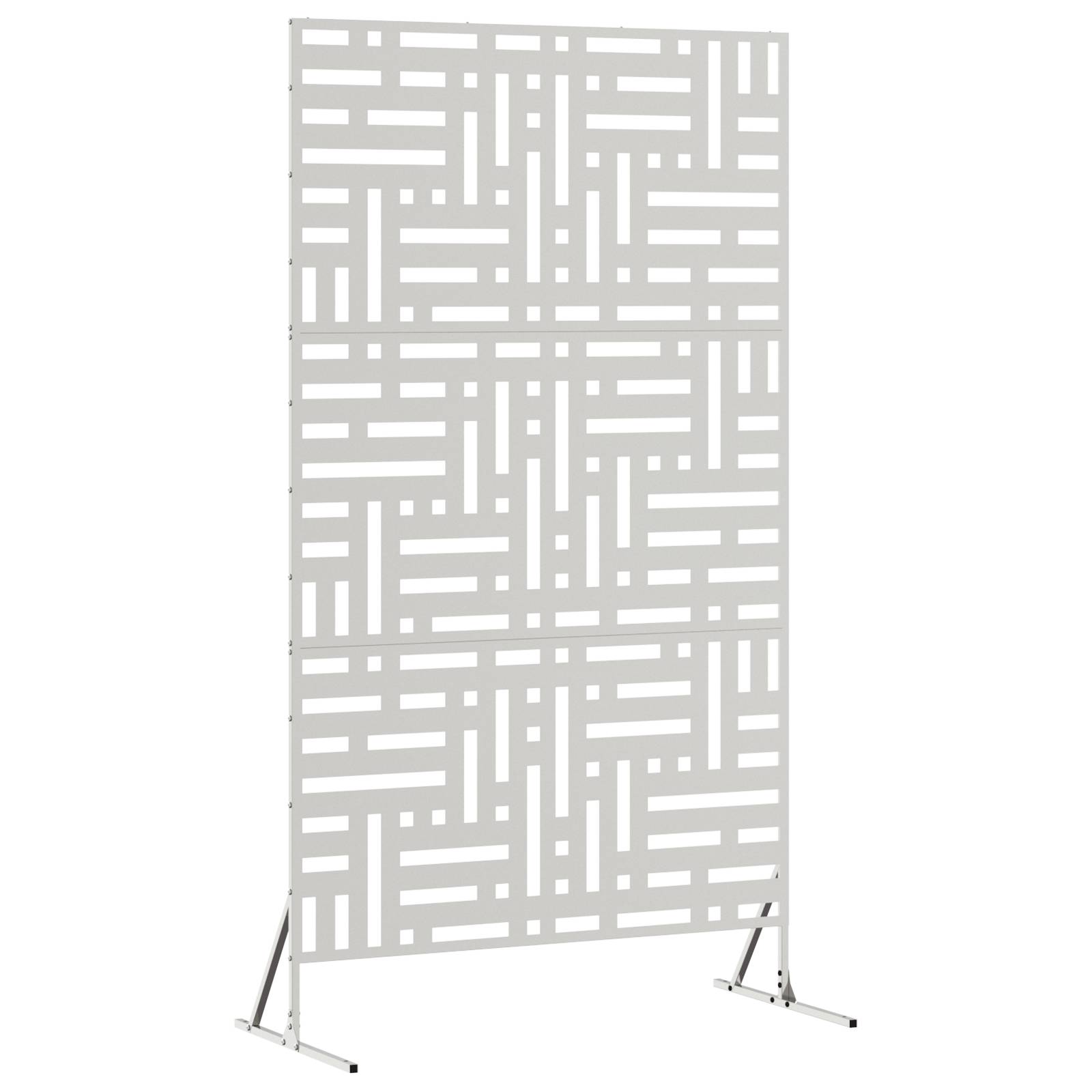 vidaXL Sichtschutz 180 cm Edelstahl